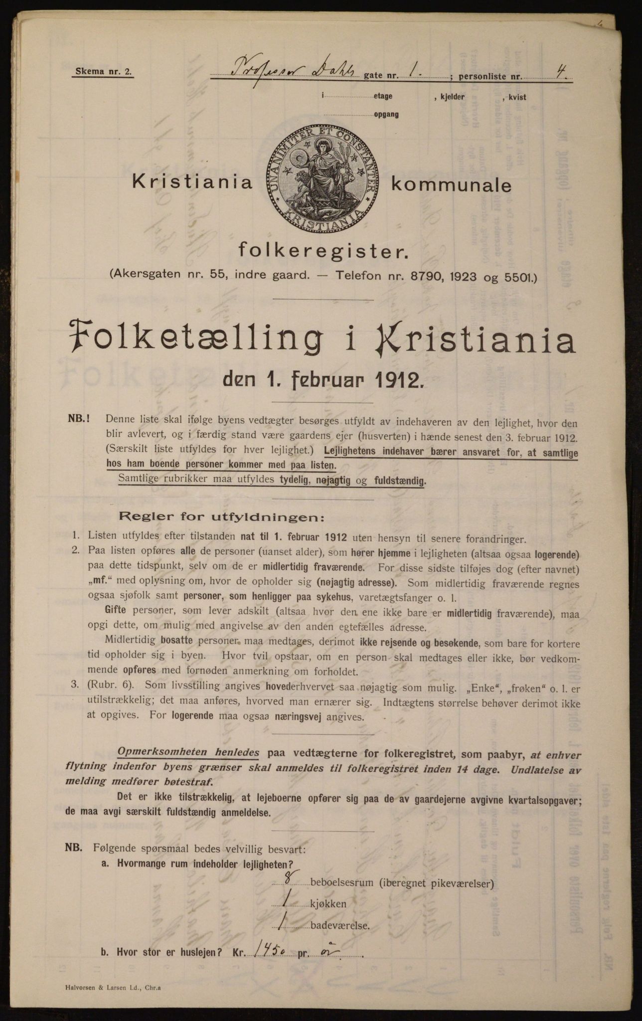 OBA, Kommunal folketelling 1.2.1912 for Kristiania, 1912, s. 81631