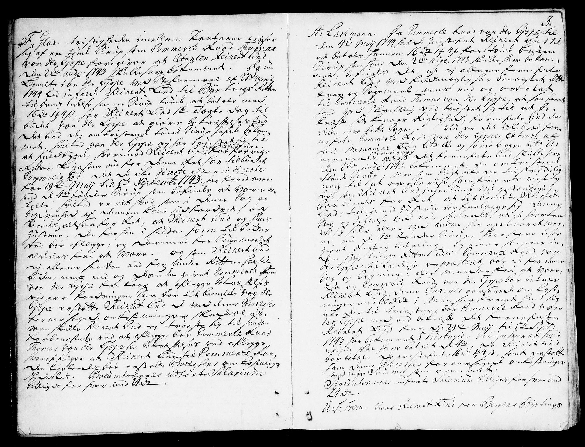 Overhoffretten 1667-1797, AV/RA-EA-2884/Ac/L0184: Voteringsprotokoll, 1748, s. 2b-3a