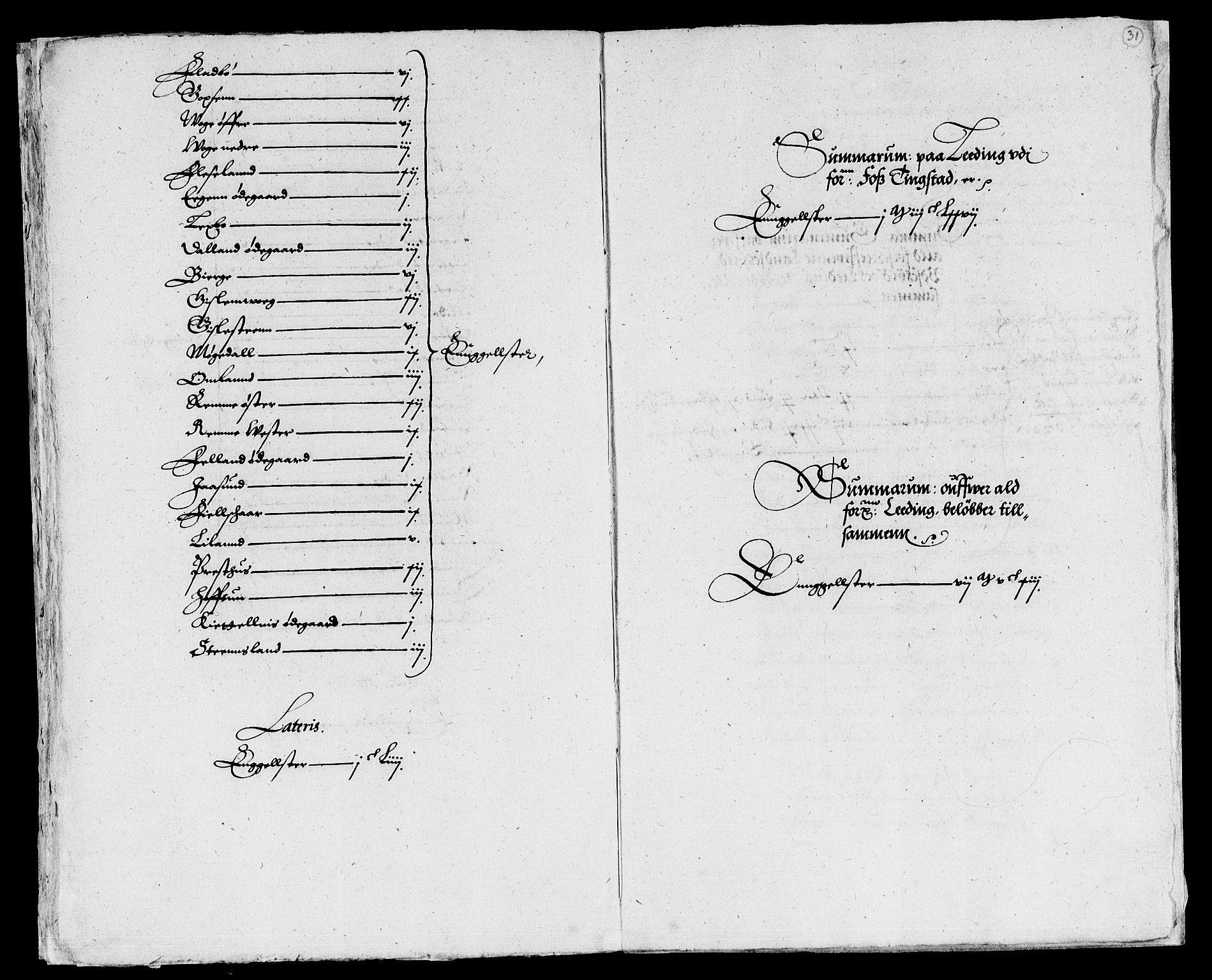 Rentekammeret inntil 1814, Reviderte regnskaper, Lensregnskaper, AV/RA-EA-5023/R/Rb/Rbr/L0006: Lista len, 1605-1621