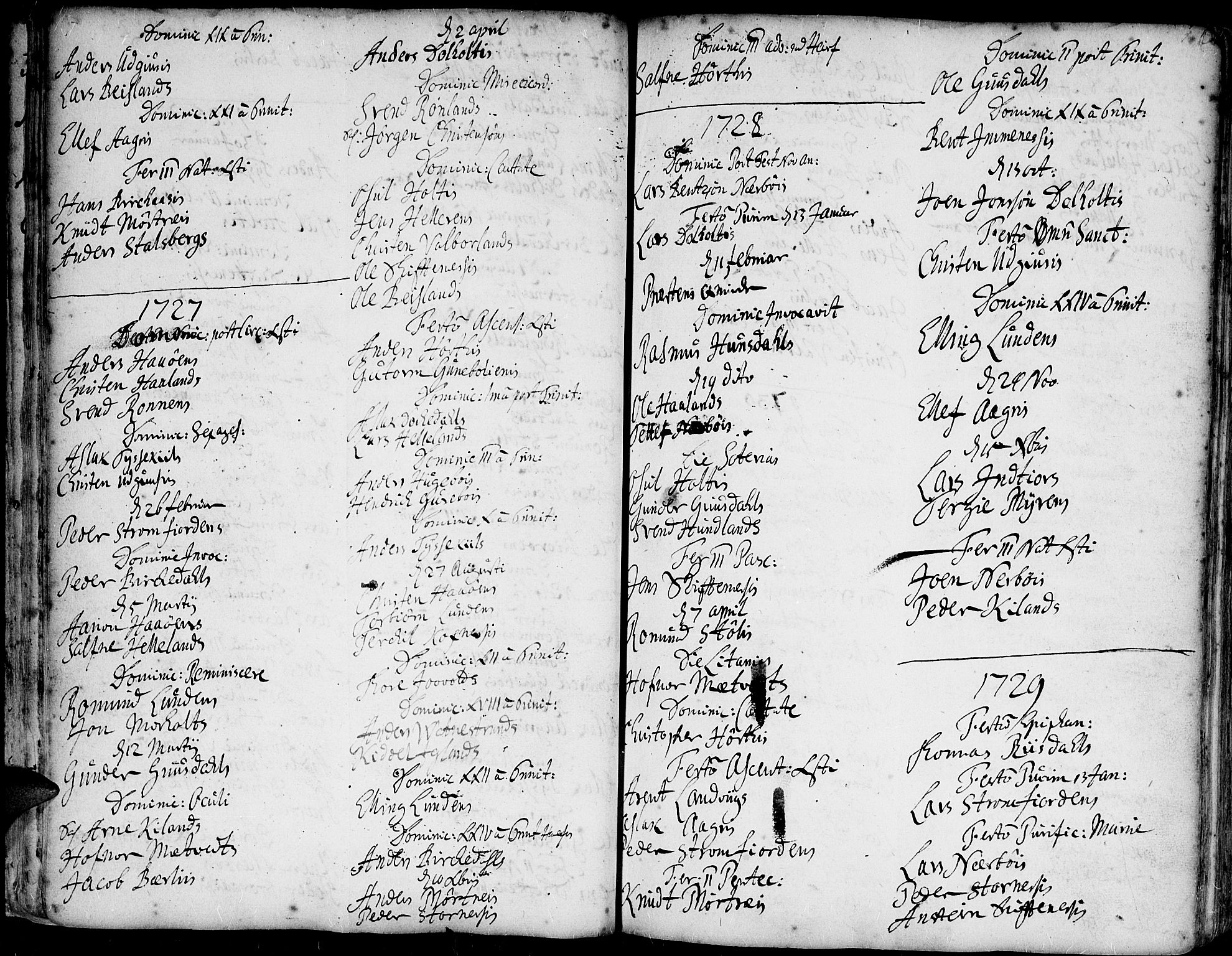 Hommedal sokneprestkontor, AV/SAK-1111-0023/F/Fa/Fab/L0001: Ministerialbok nr. A 1 /1, 1690-1754