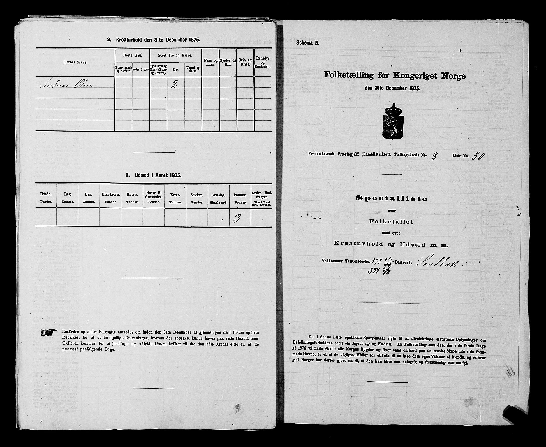 RA, Folketelling 1875 for 0132L Fredrikstad prestegjeld, Glemmen sokn, 1875, s. 781