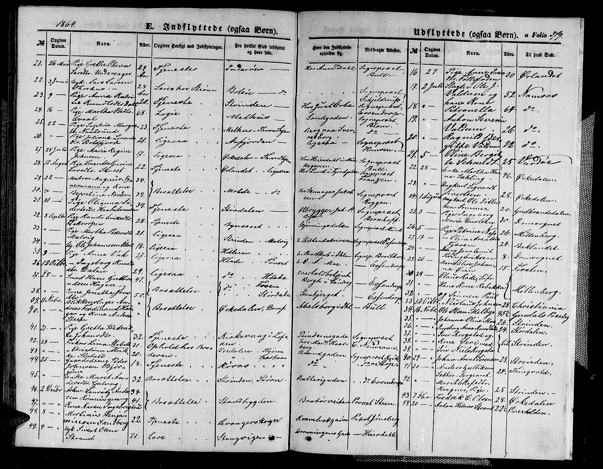 Ministerialprotokoller, klokkerbøker og fødselsregistre - Sør-Trøndelag, SAT/A-1456/602/L0139: Klokkerbok nr. 602C07, 1859-1864, s. 379