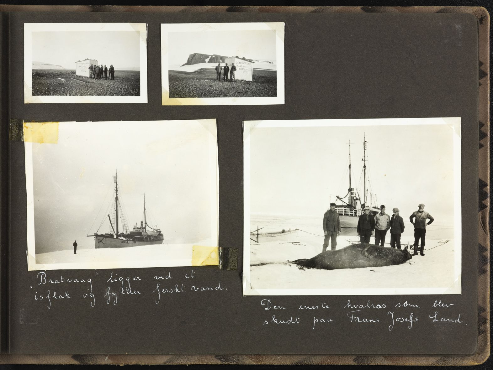 Sørensen, Adolf, AAKS/PA-2238/U/L0002: Fotoalbum fra Bratvaag-ekspedisjonen, 1930, s. 16