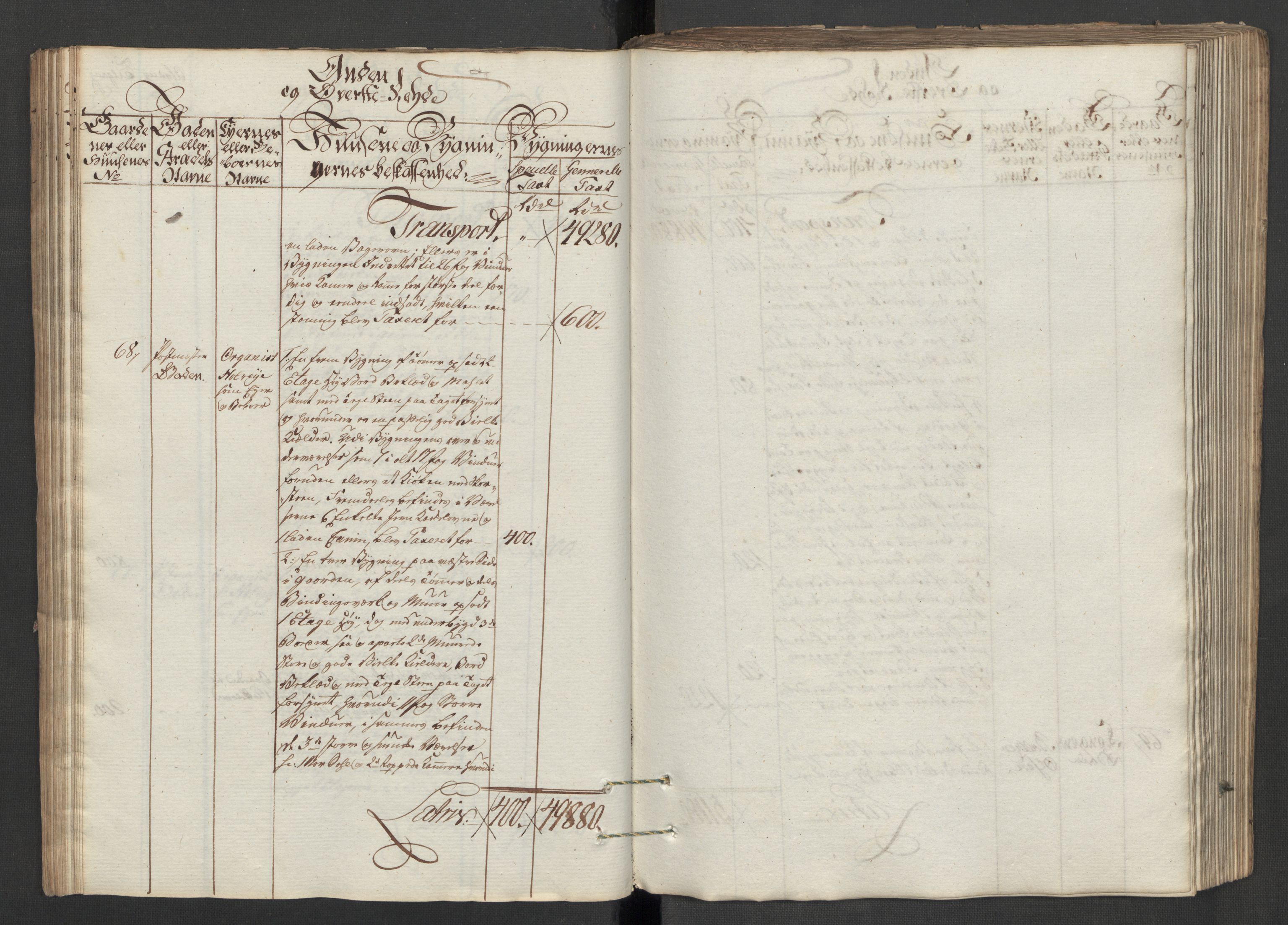 Kommersekollegiet, Brannforsikringskontoret 1767-1814, AV/RA-EA-5458/F/Fa/L0040/0004: Moss / Branntakstprotokoll, 1787, s. 64
