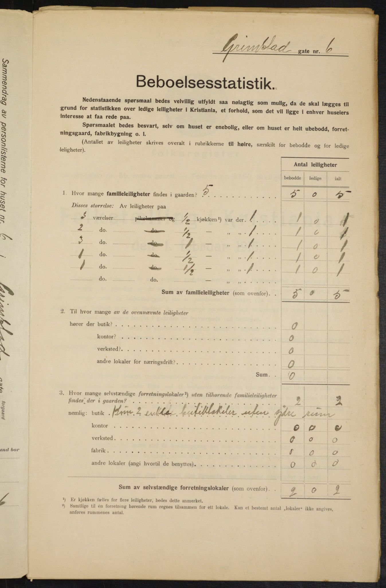 OBA, Kommunal folketelling 1.2.1915 for Kristiania, 1915, s. 29576