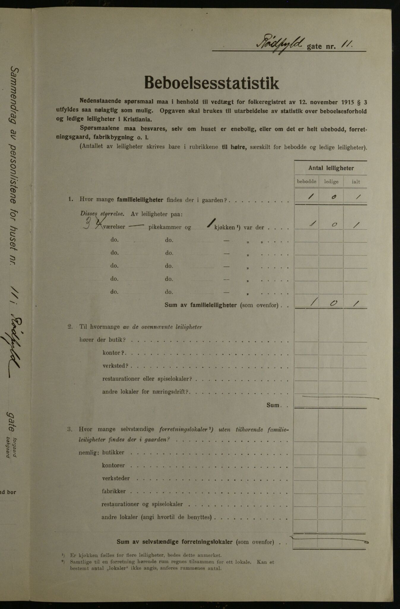 OBA, Kommunal folketelling 1.12.1923 for Kristiania, 1923, s. 95079