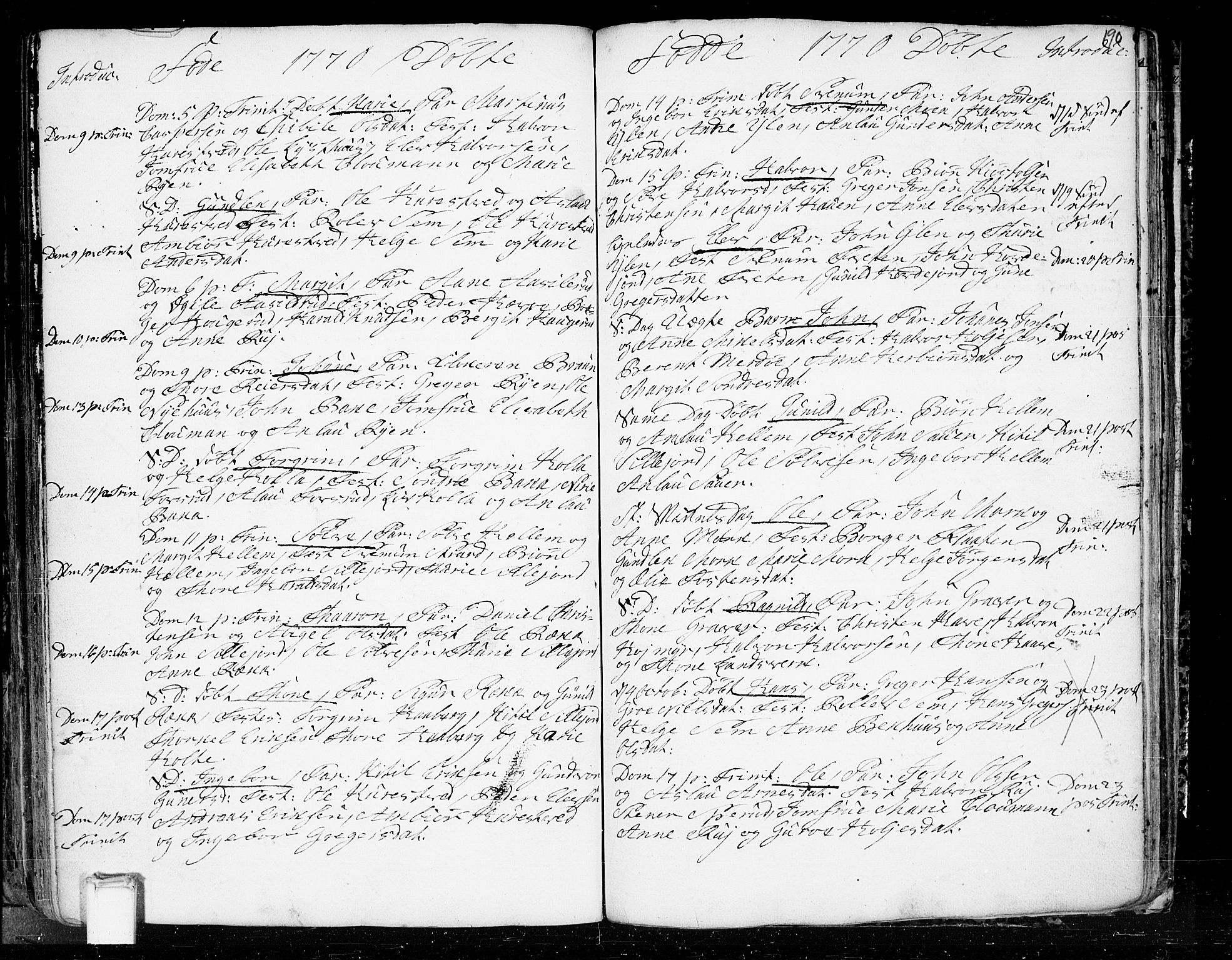 Heddal kirkebøker, AV/SAKO-A-268/F/Fa/L0003: Ministerialbok nr. I 3, 1723-1783, s. 190