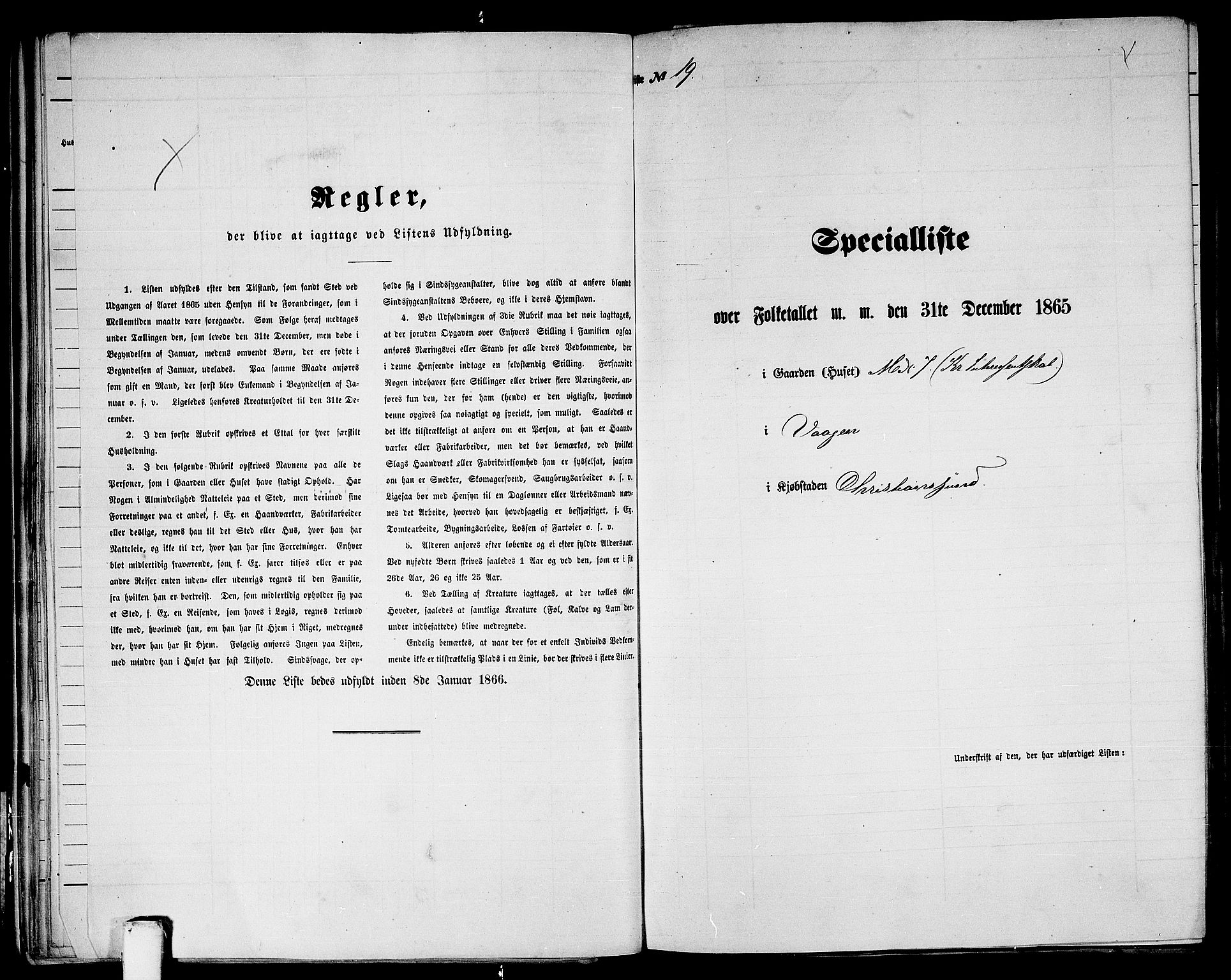 RA, Folketelling 1865 for 1503B Kristiansund prestegjeld, Kristiansund kjøpstad, 1865, s. 46