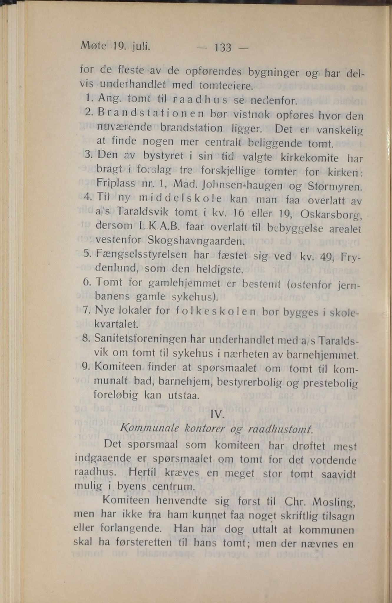 Narvik kommune. Formannskap , AIN/K-18050.150/A/Ab/L0006: Møtebok, 1916