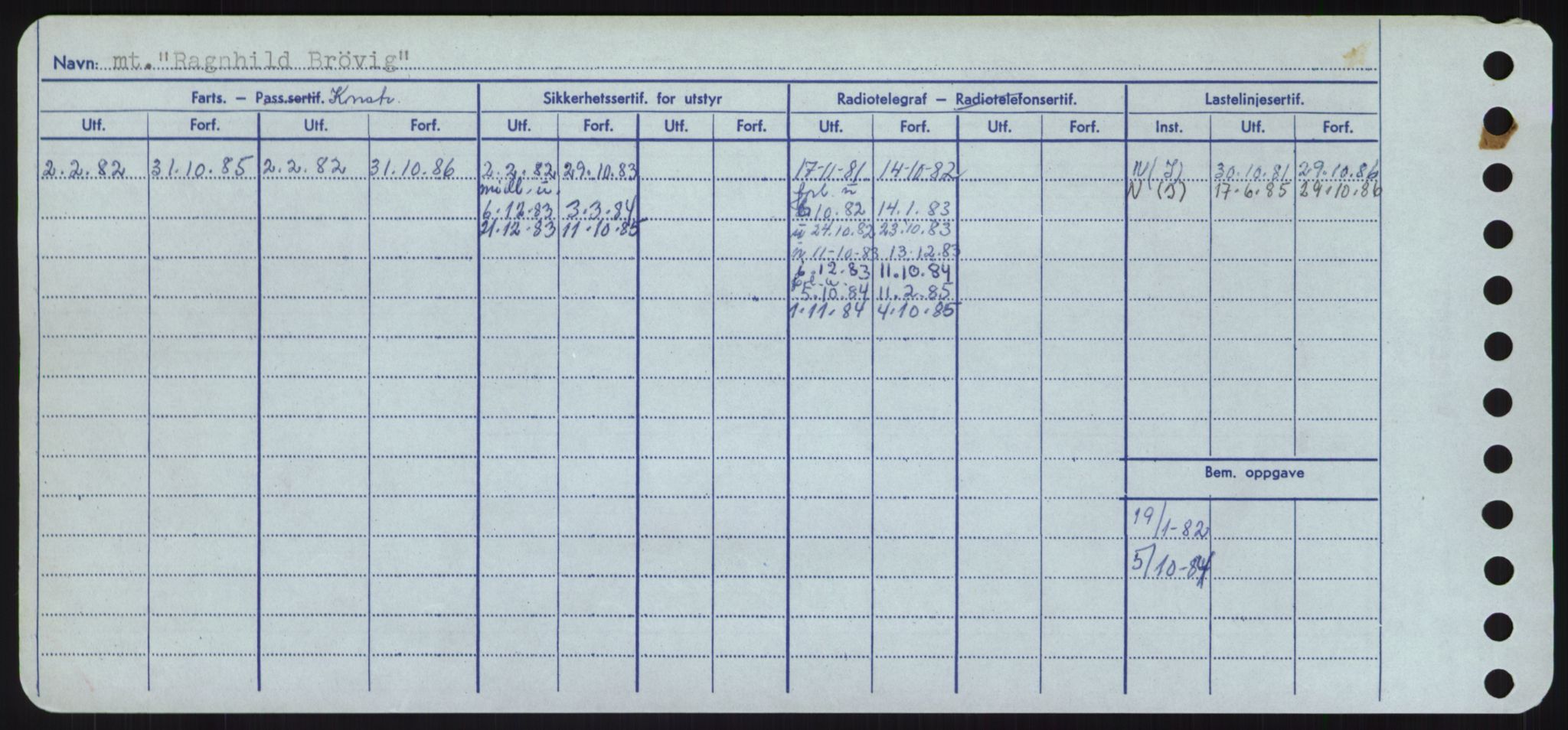 Sjøfartsdirektoratet med forløpere, Skipsmålingen, RA/S-1627/H/Hd/L0030: Fartøy, Q-Riv, s. 82