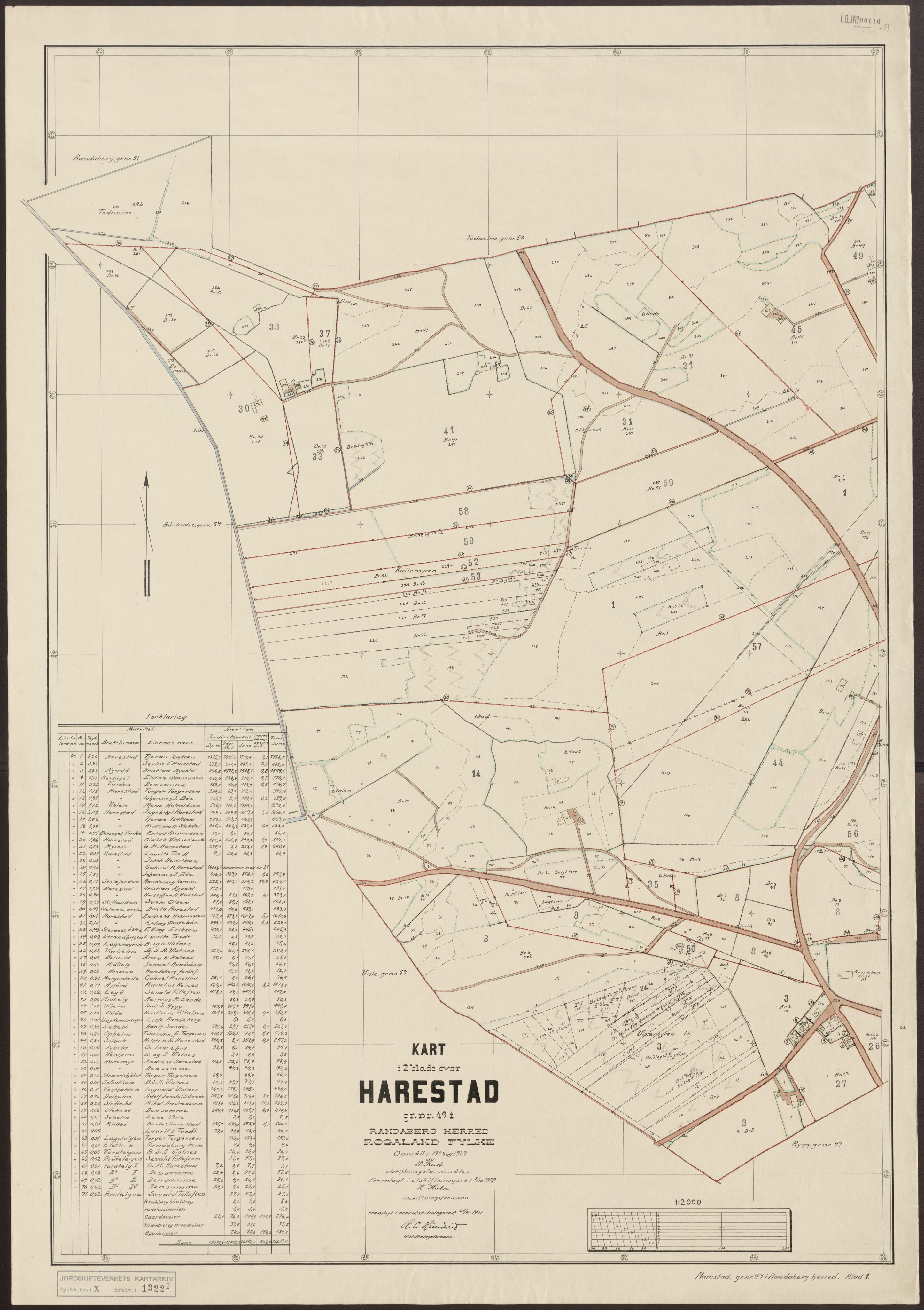 Jordskifteverkets kartarkiv, AV/RA-S-3929/T, 1859-1988, s. 1646