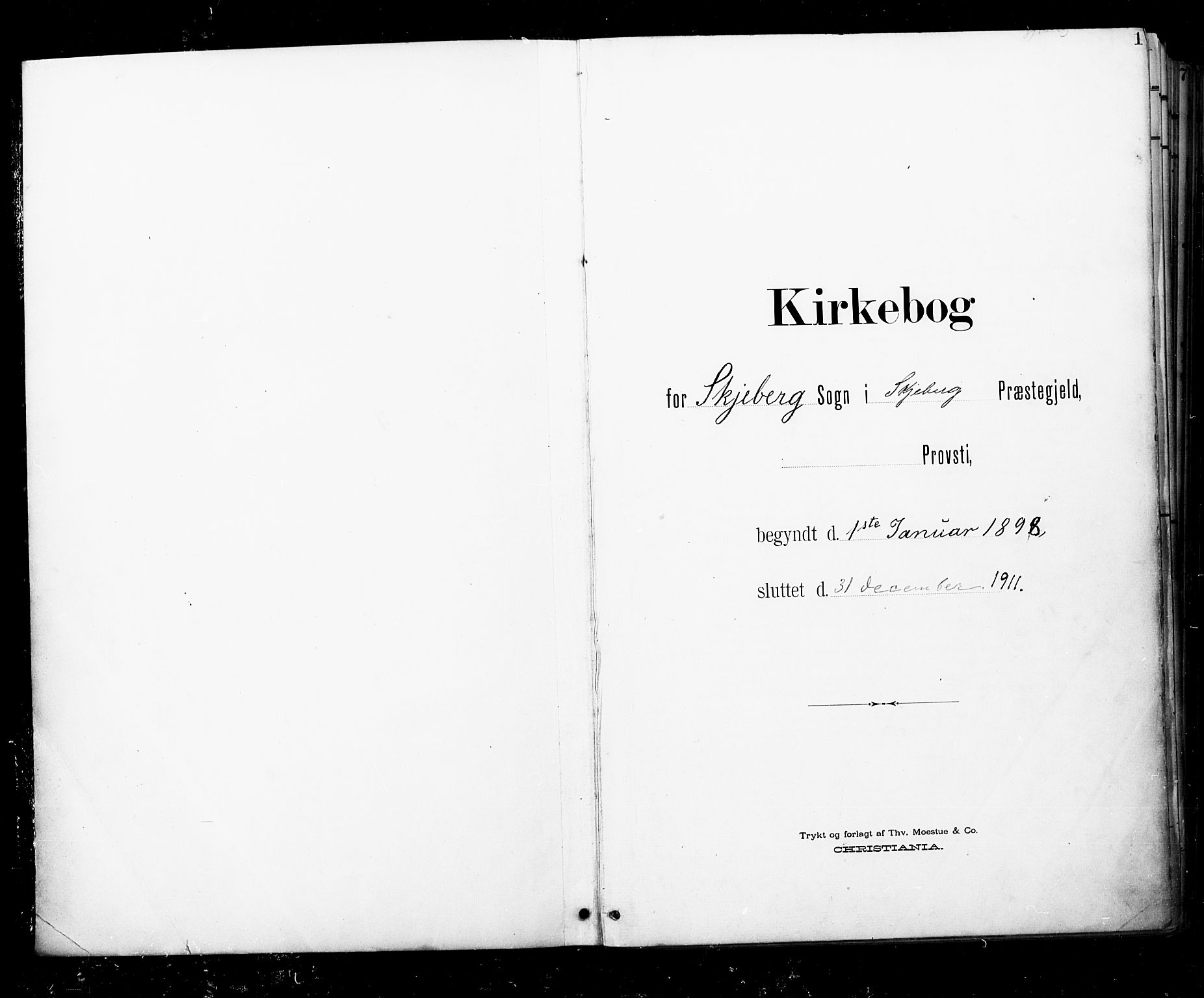 Skjeberg prestekontor Kirkebøker, AV/SAO-A-10923/F/Fa/L0010: Ministerialbok nr. I 10, 1898-1911