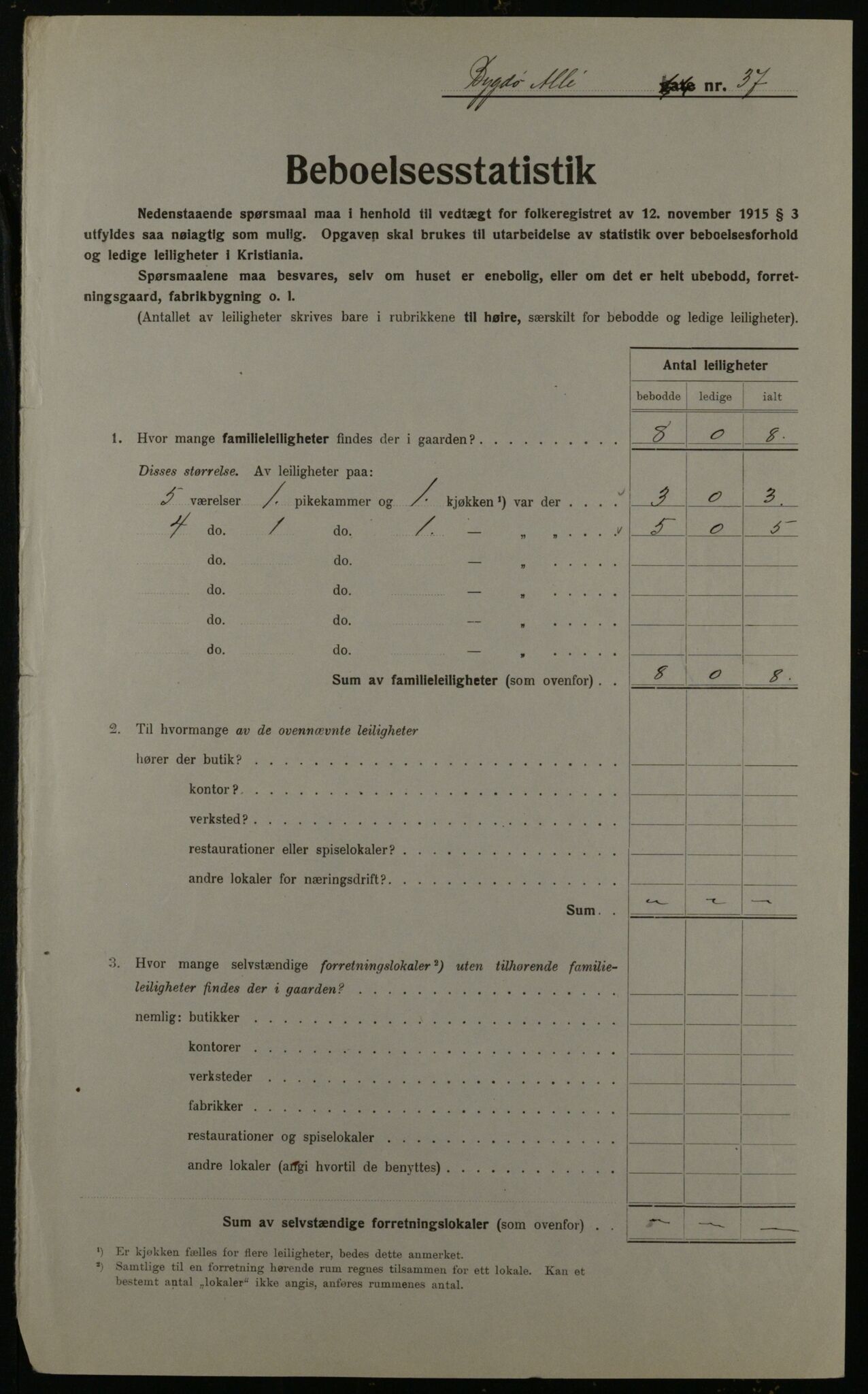 OBA, Kommunal folketelling 1.12.1923 for Kristiania, 1923, s. 11677