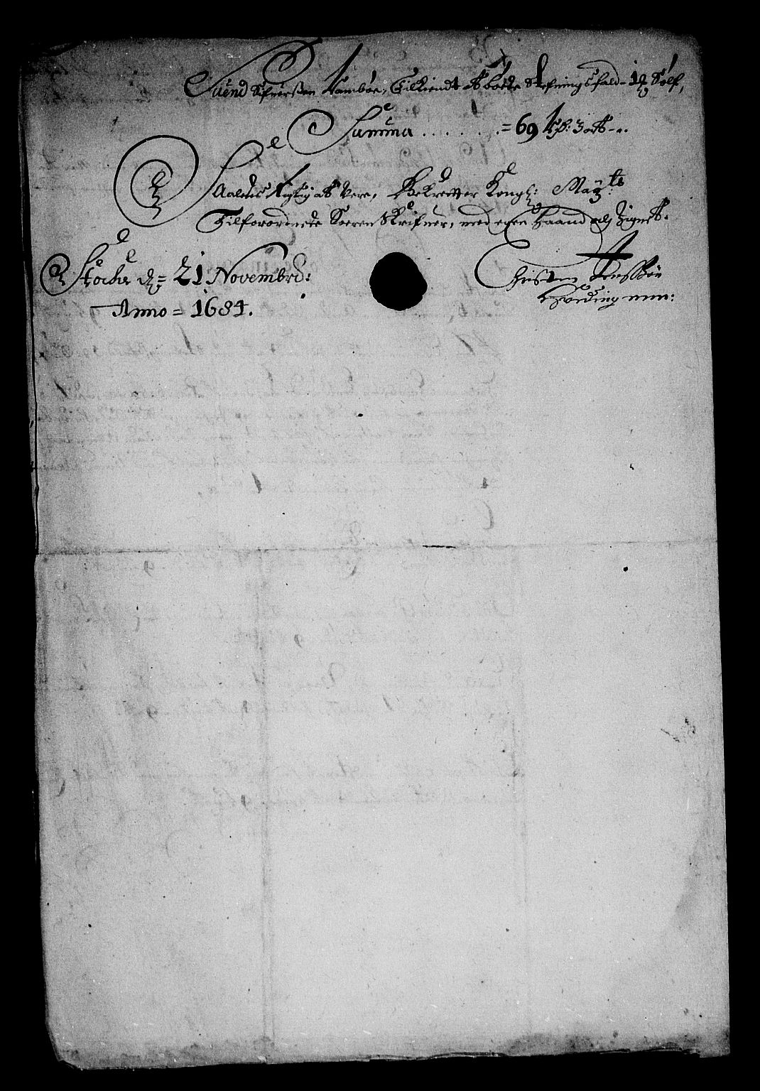Rentekammeret inntil 1814, Reviderte regnskaper, Stiftamtstueregnskaper, Trondheim stiftamt og Nordland amt, AV/RA-EA-6044/R/Rg/L0077: Trondheim stiftamt og Nordland amt, 1684