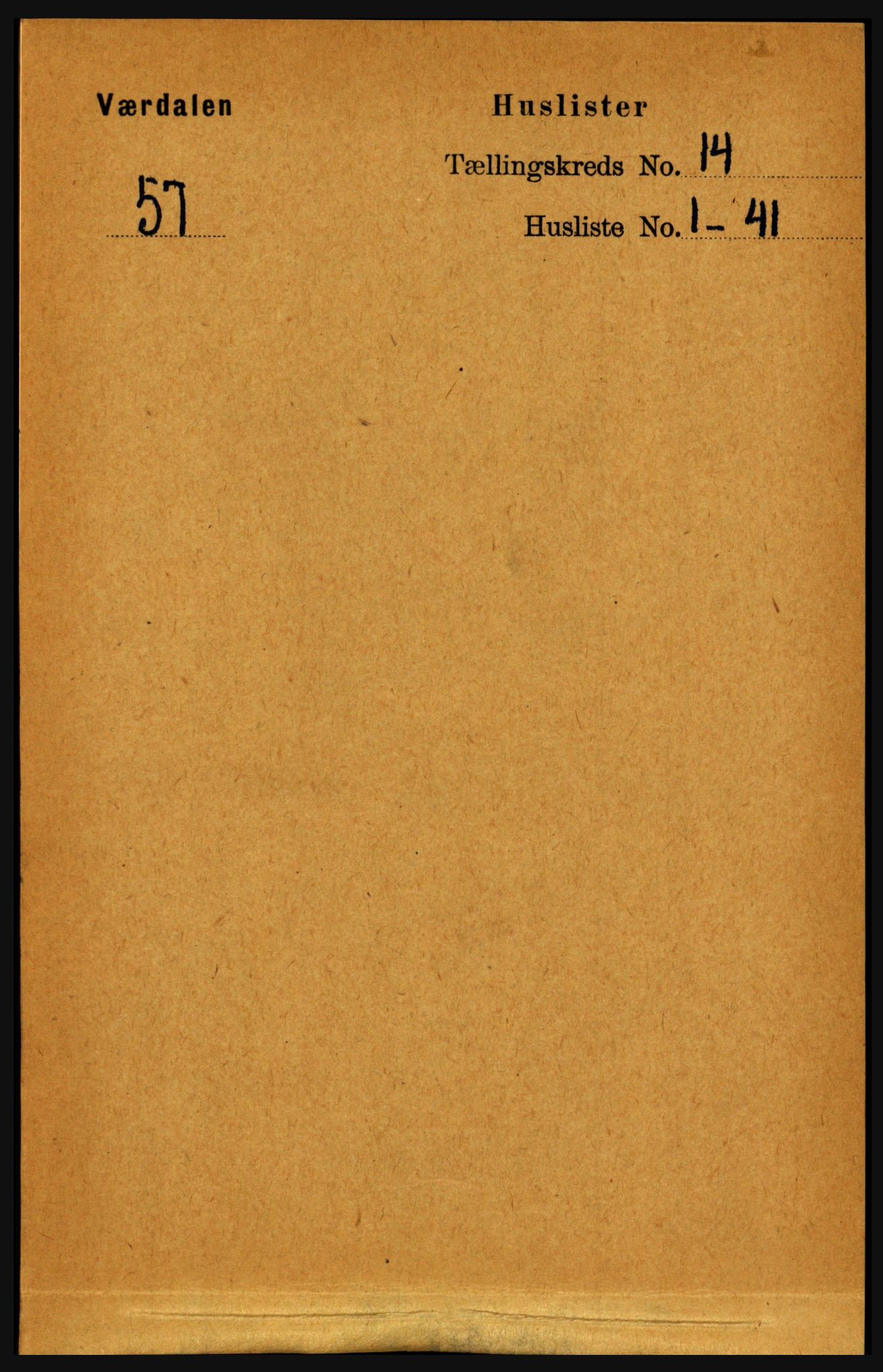 RA, Folketelling 1891 for 1721 Verdal herred, 1891, s. 7323
