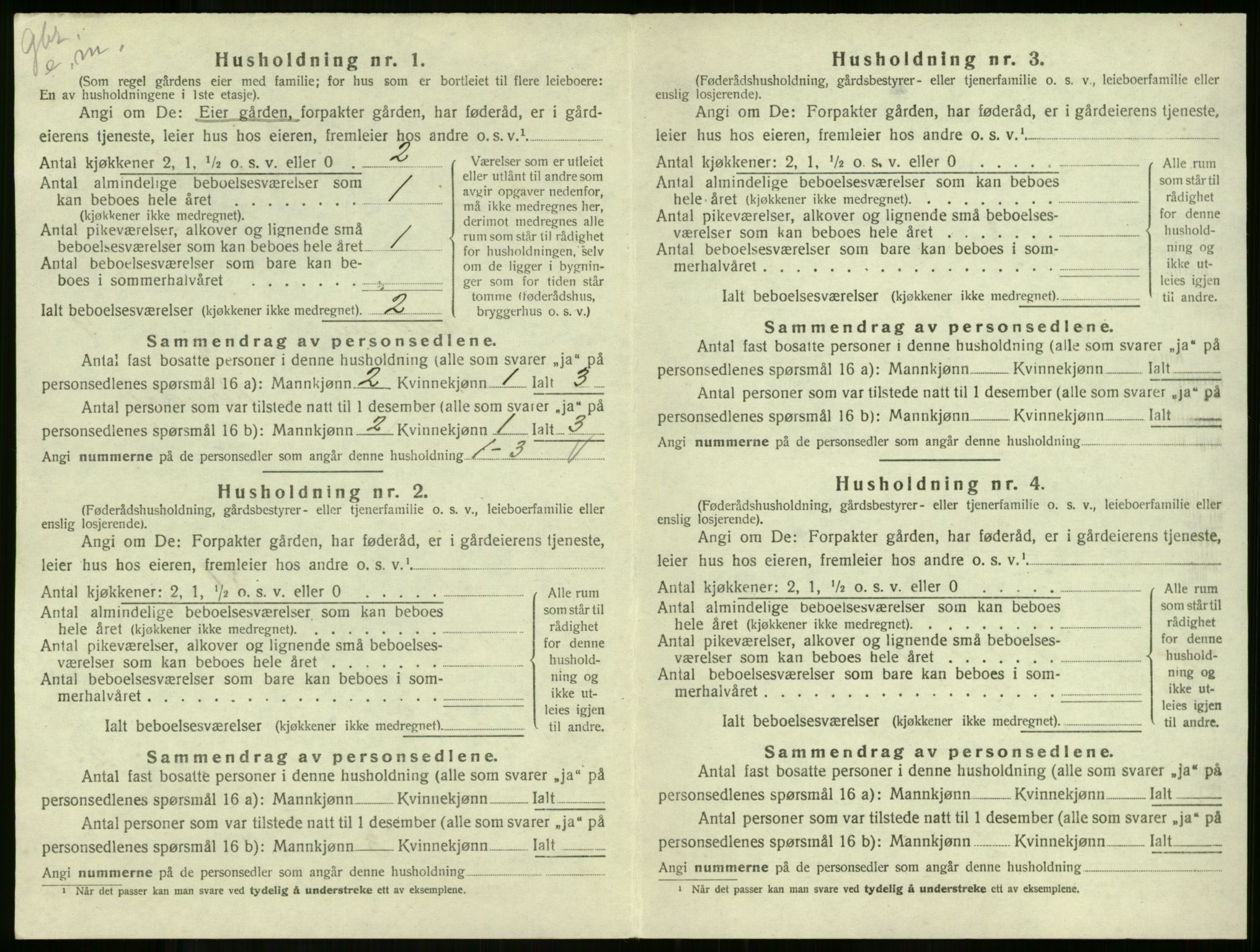 SAKO, Folketelling 1920 for 0719 Andebu herred, 1920, s. 536