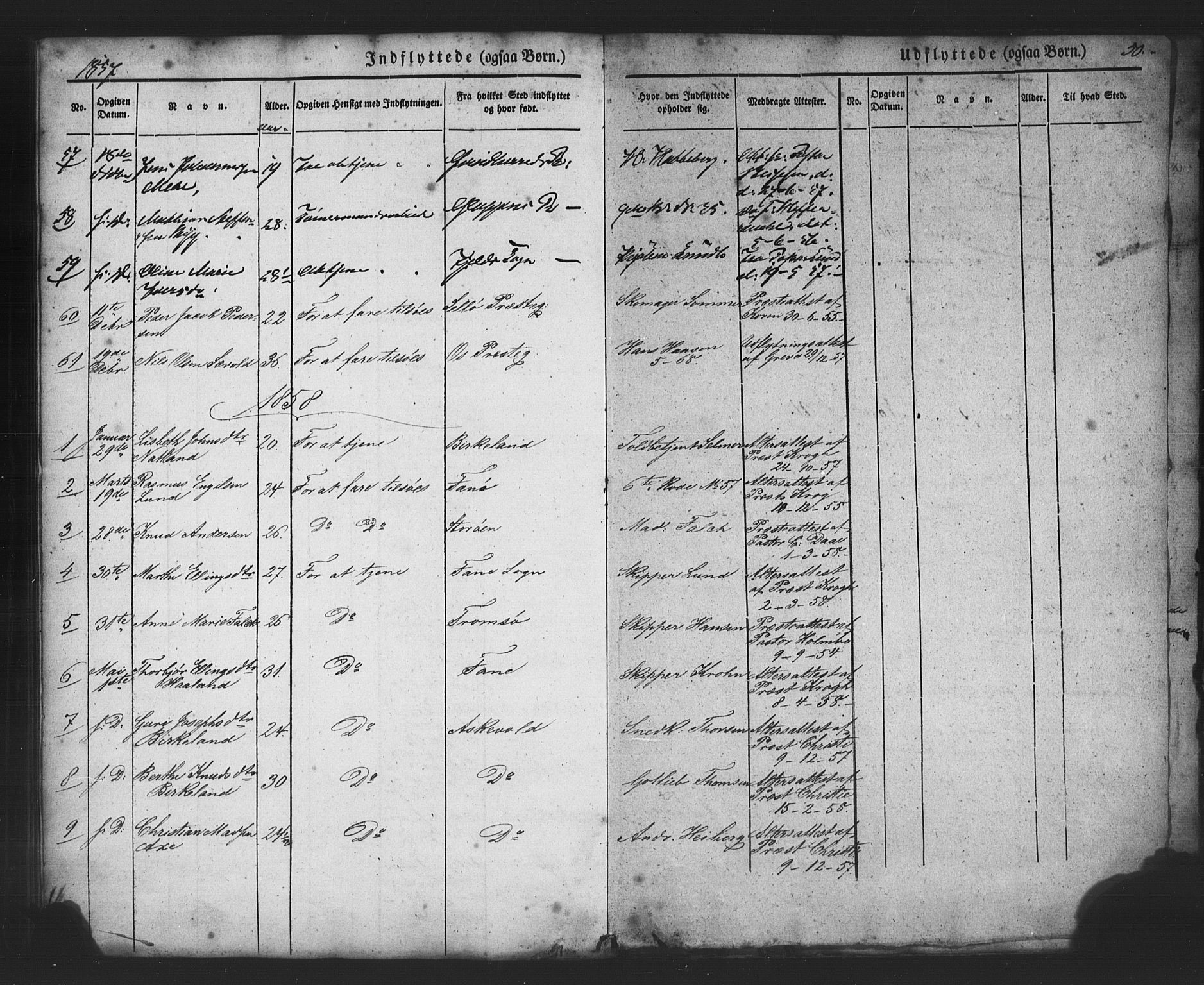 Nykirken Sokneprestembete, AV/SAB-A-77101/H/Haa/L0049: Ministerialbok nr. G 1, 1838-1860, s. 50