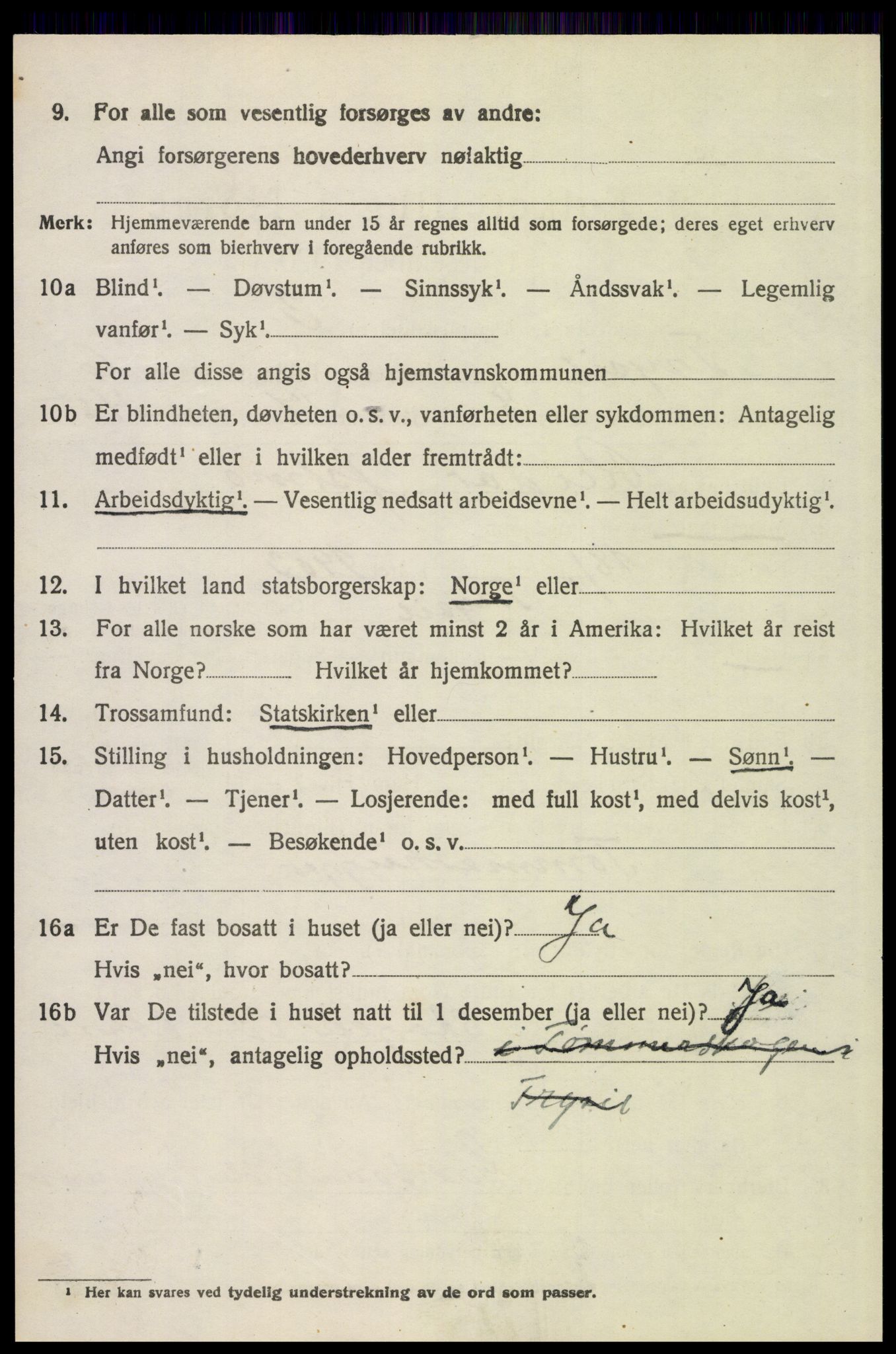 SAH, Folketelling 1920 for 0428 Trysil herred, 1920, s. 4620