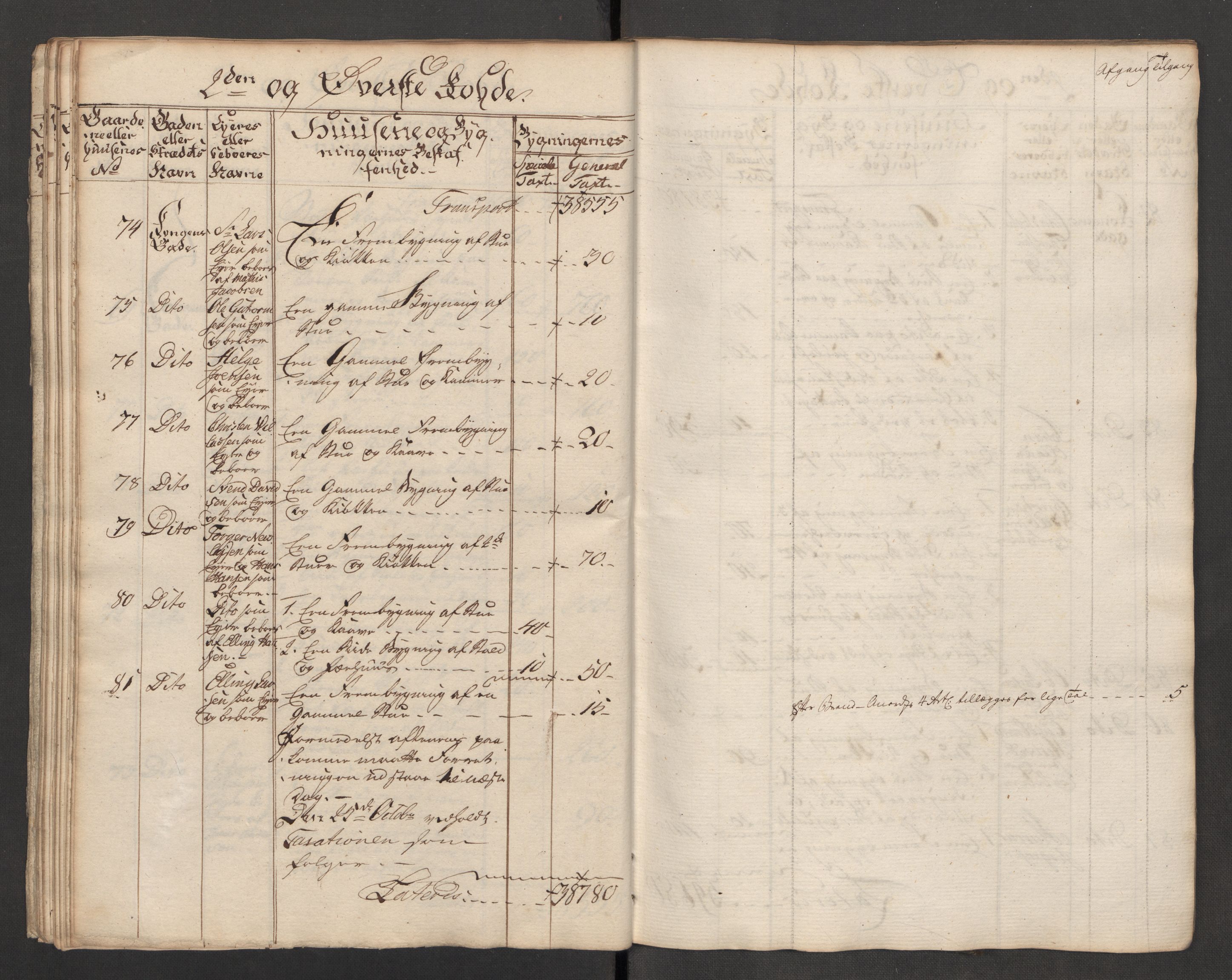 Kommersekollegiet, Brannforsikringskontoret 1767-1814, AV/RA-EA-5458/F/Fa/L0040/0003: Moss / Branntakstprotokoll, 1777, s. 26