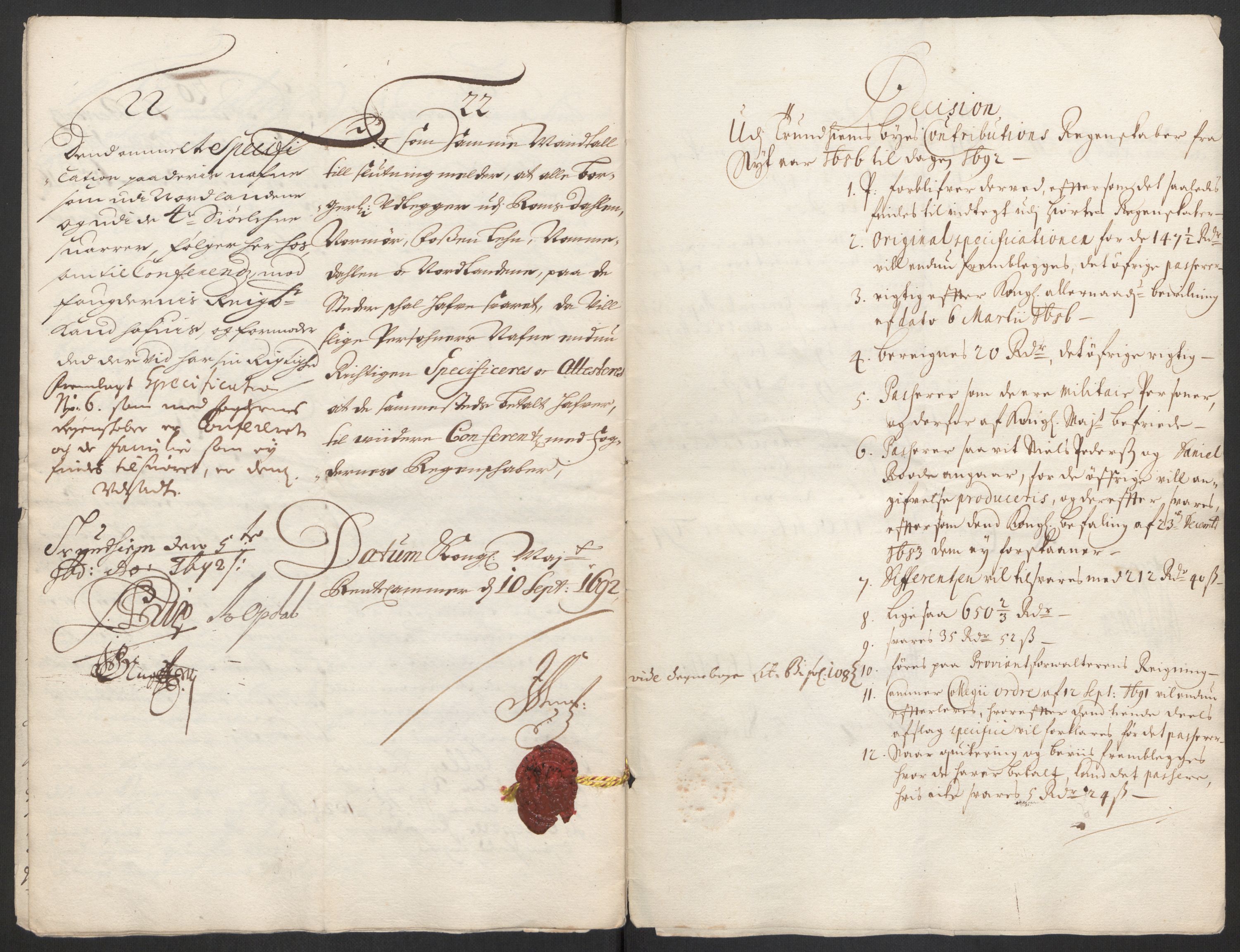 Rentekammeret inntil 1814, Reviderte regnskaper, Byregnskaper, RA/EA-4066/R/Rs/L0505: [S2] Kontribusjonsregnskap, 1686-1691, s. 945