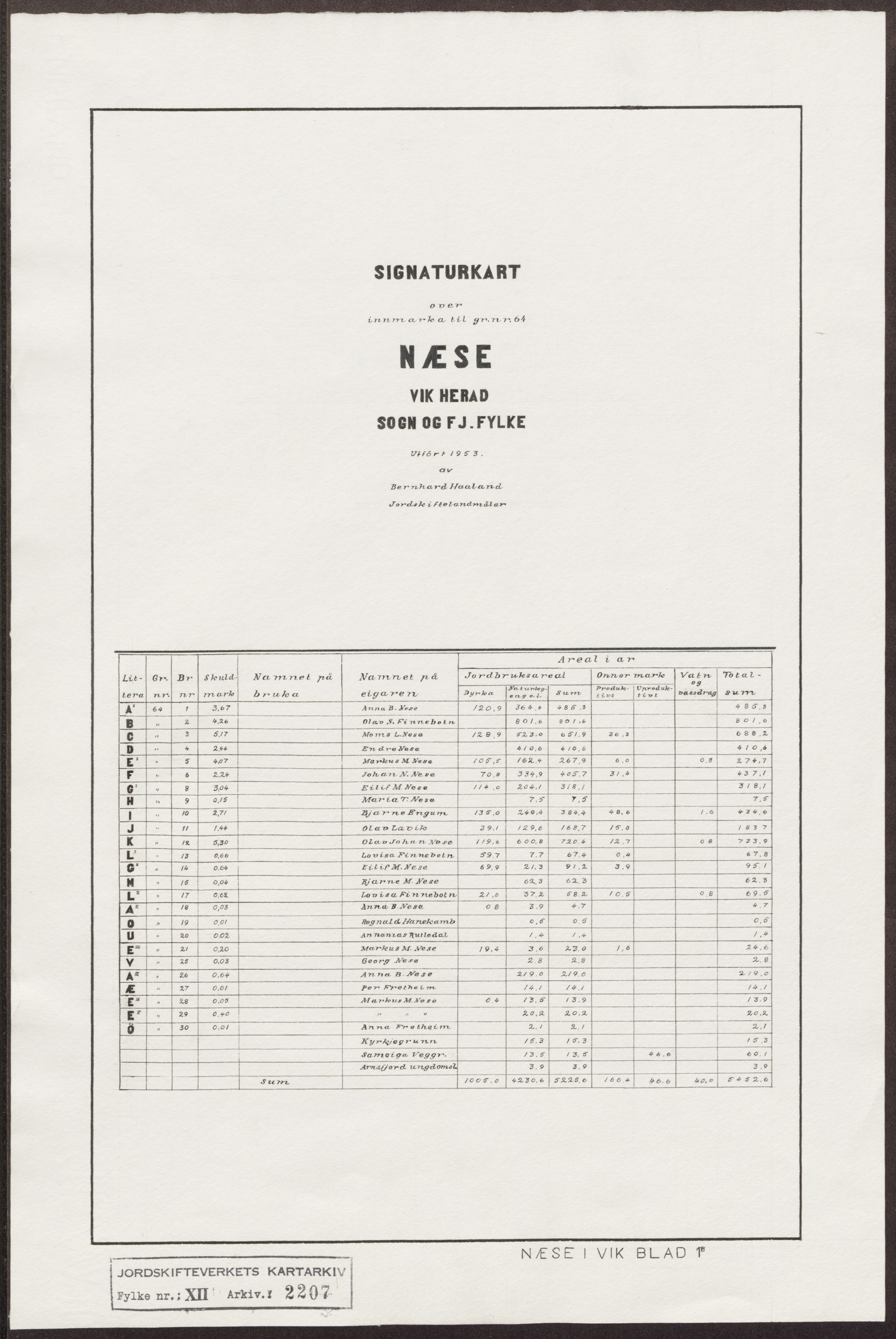 Jordskifteverkets kartarkiv, AV/RA-S-3929/T, 1859-1988, s. 2697