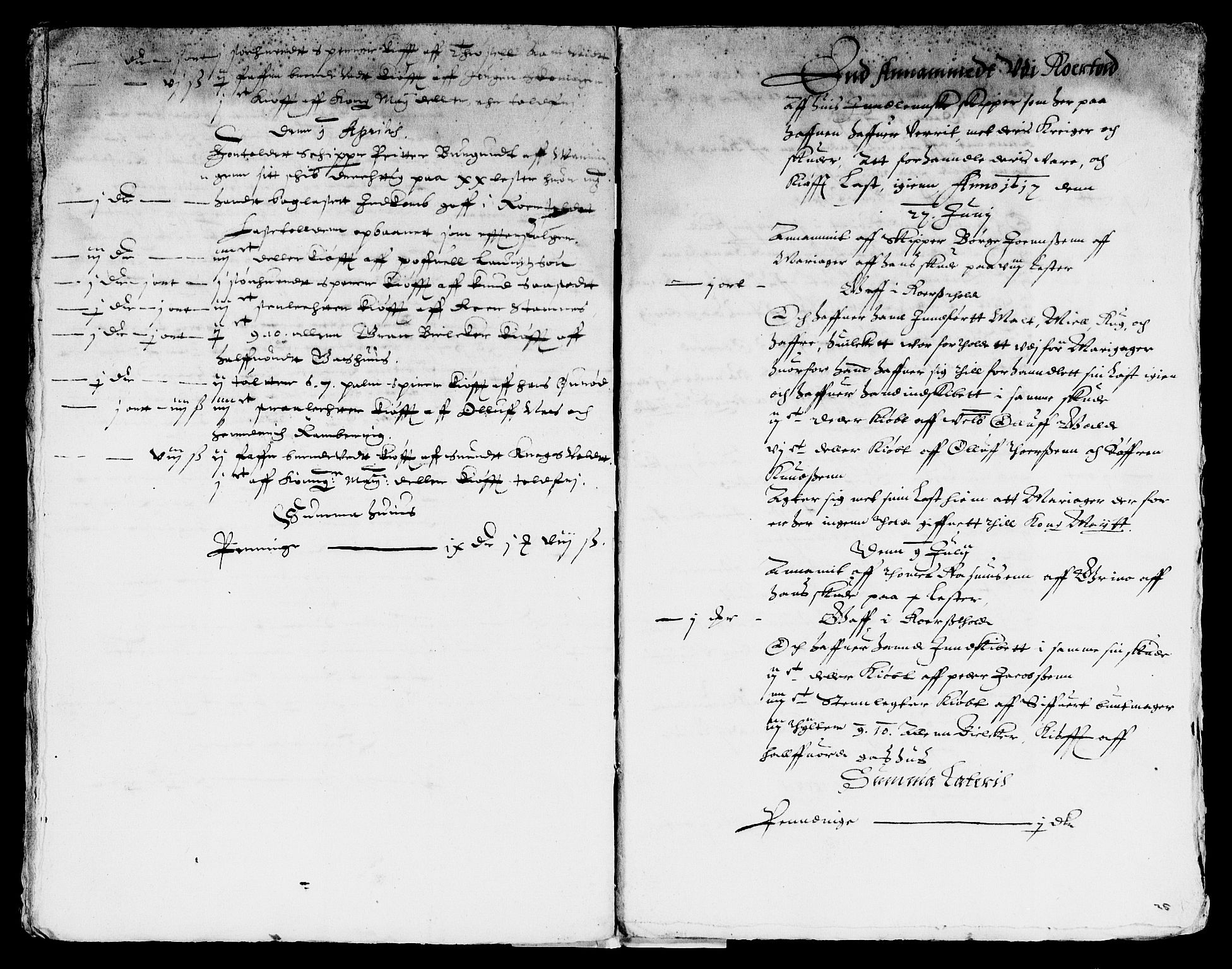 Rentekammeret inntil 1814, Reviderte regnskaper, Lensregnskaper, AV/RA-EA-5023/R/Rb/Rba/L0042: Akershus len, 1617-1618