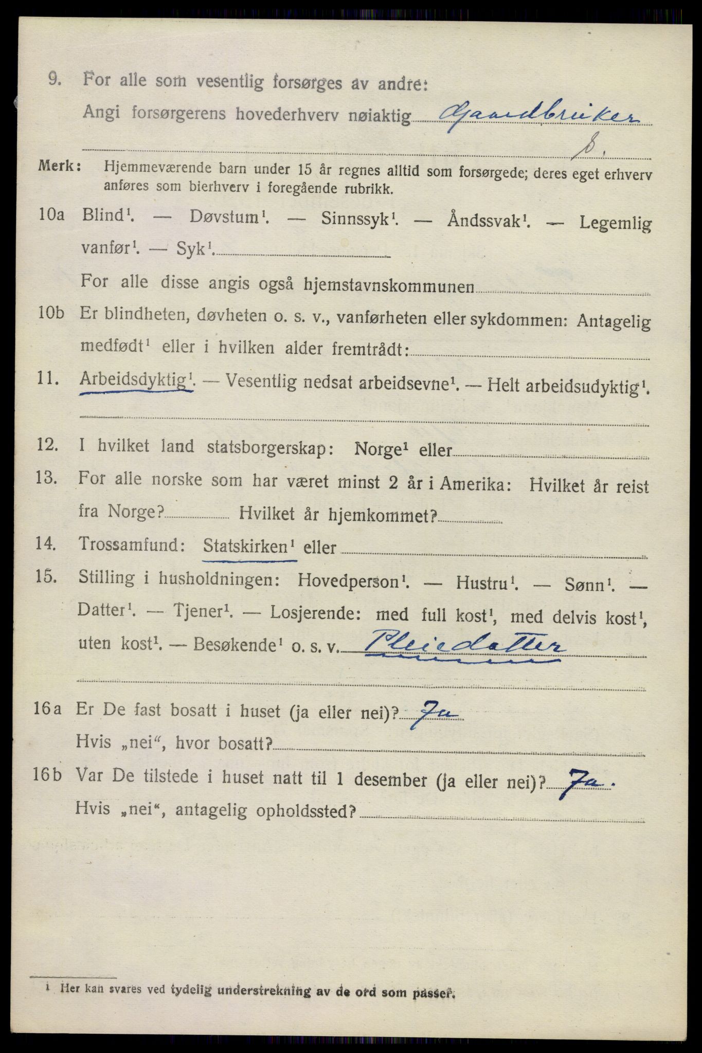 SAKO, Folketelling 1920 for 0725 Tjølling herred, 1920, s. 7518