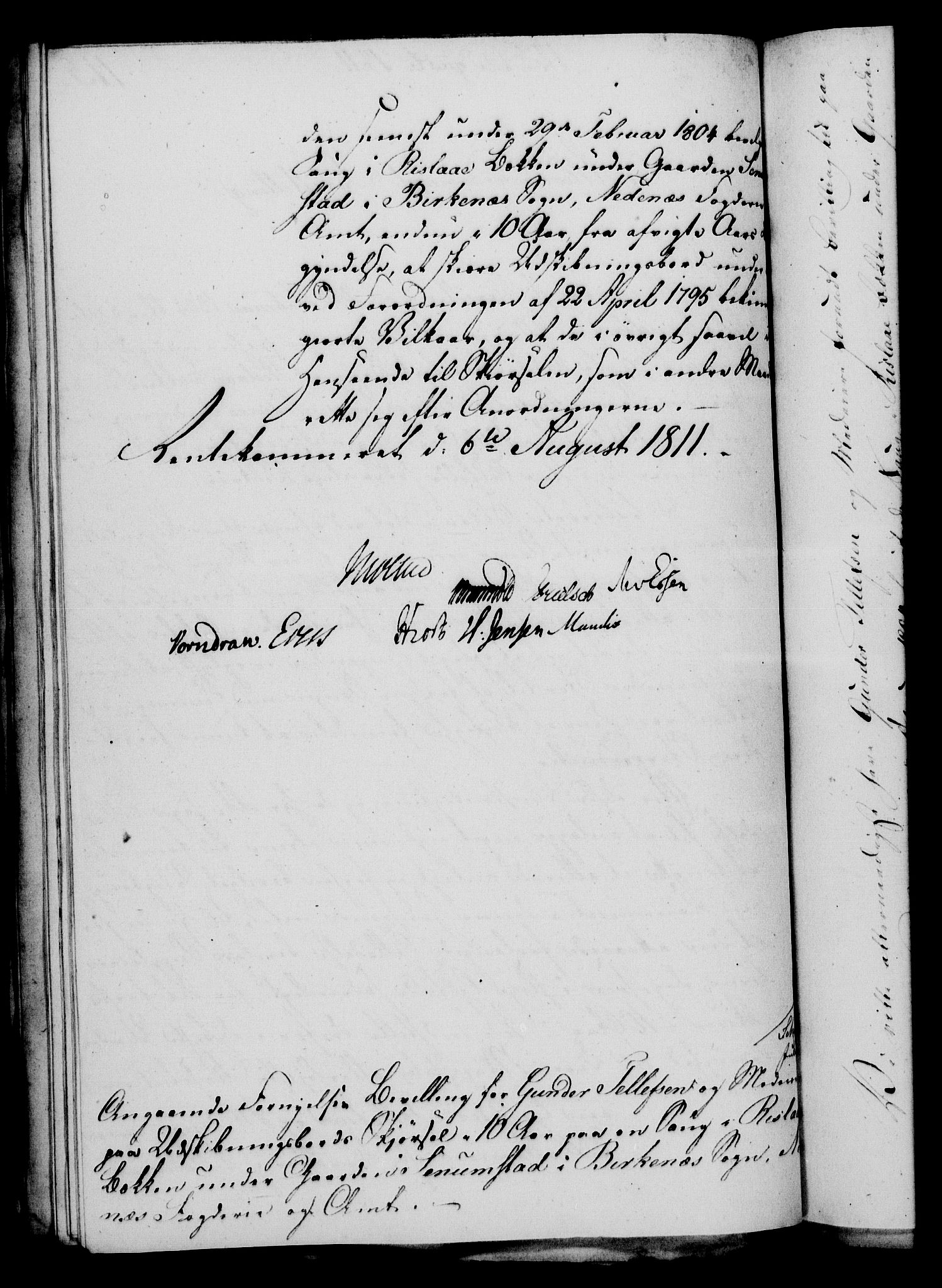 Rentekammeret, Kammerkanselliet, RA/EA-3111/G/Gf/Gfa/L0093: Norsk relasjons- og resolusjonsprotokoll (merket RK 52.93), 1811, s. 469