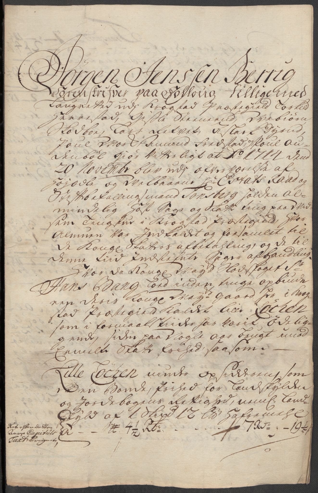 Rentekammeret inntil 1814, Reviderte regnskaper, Fogderegnskap, AV/RA-EA-4092/R10/L0451: Fogderegnskap Aker og Follo, 1713-1714, s. 430