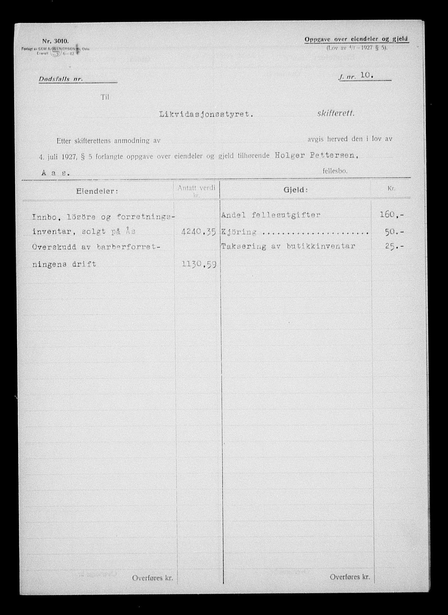 Justisdepartementet, Tilbakeføringskontoret for inndratte formuer, AV/RA-S-1564/H/Hc/Hcc/L0968: --, 1945-1947, s. 608