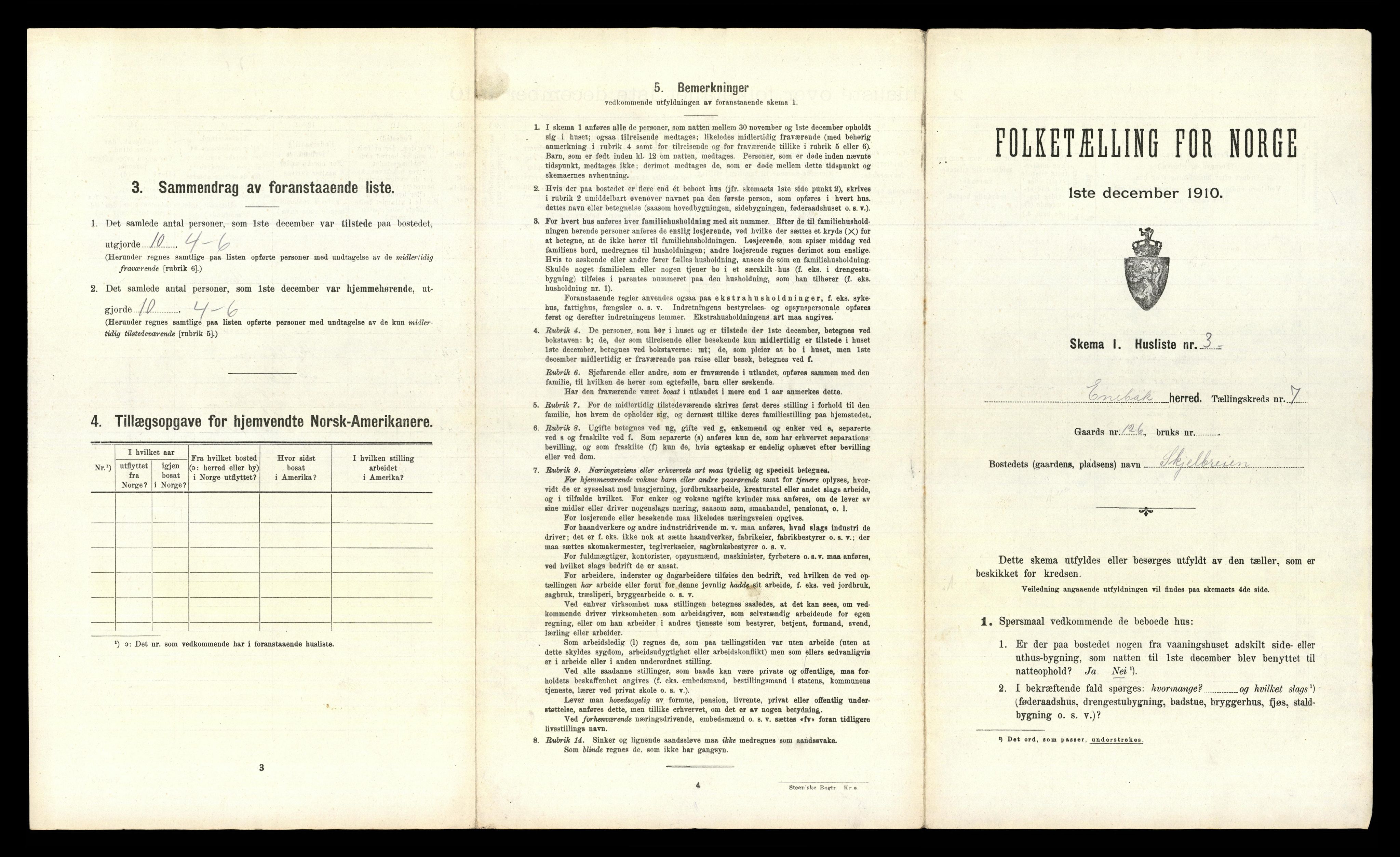 RA, Folketelling 1910 for 0229 Enebakk herred, 1910, s. 1109