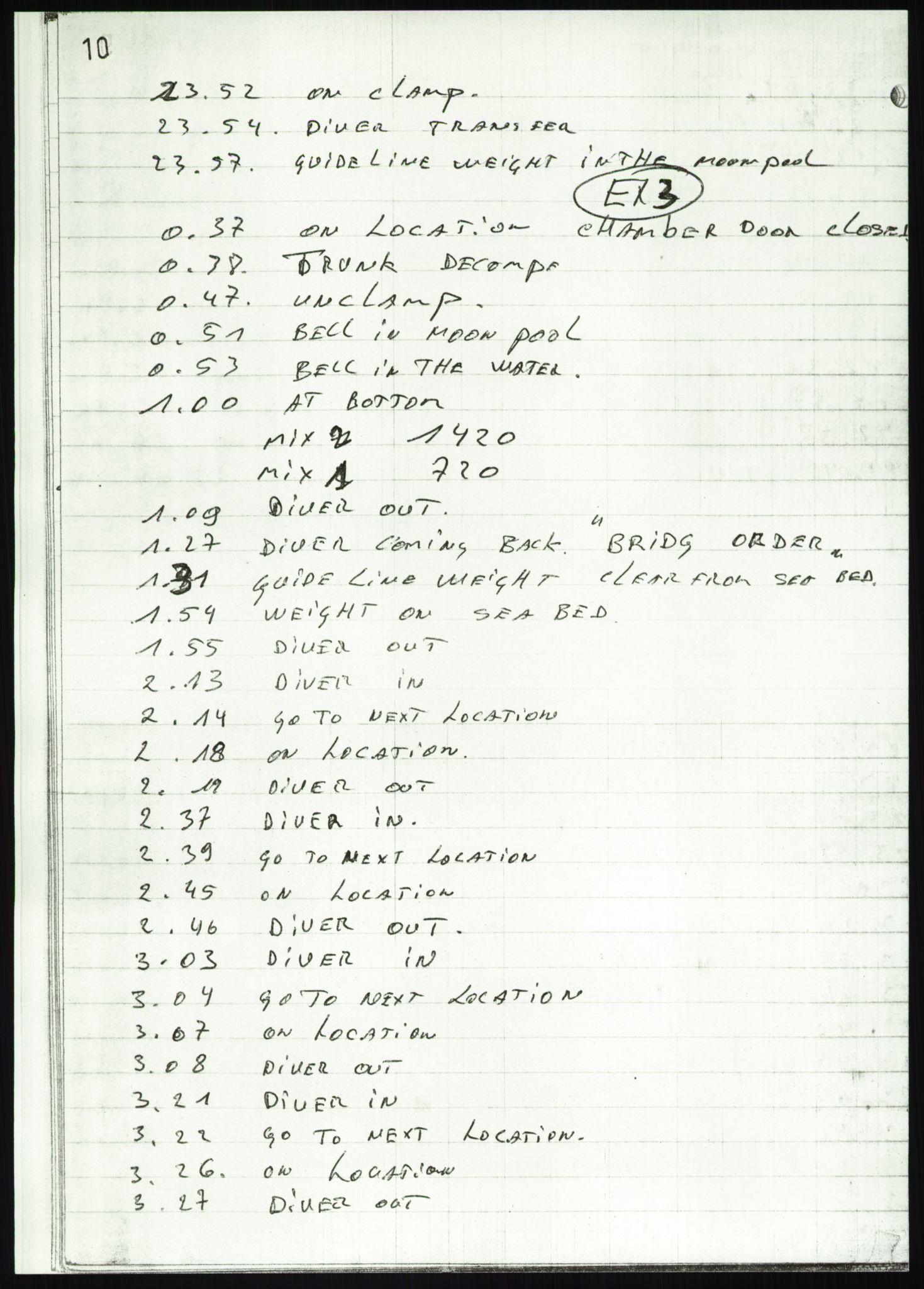 Justisdepartementet, Granskningskommisjonen ved Alexander Kielland-ulykken 27.3.1980, AV/RA-S-1165/D/L0018: R Feltopprydning (Doku.liste + R2, R4-R6 av 6), 1980-1981, s. 19