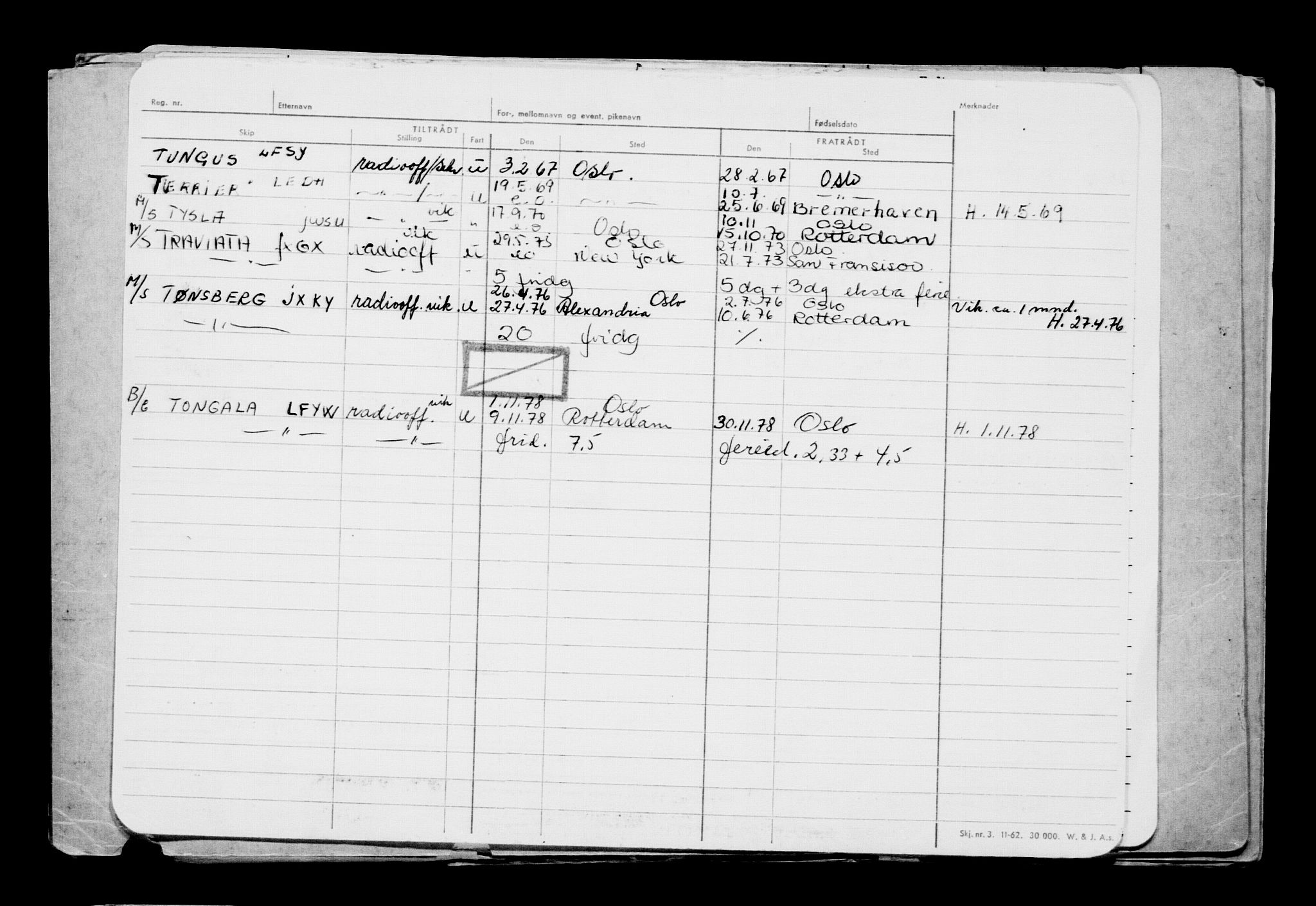 Direktoratet for sjømenn, AV/RA-S-3545/G/Gb/L0209: Hovedkort, 1922, s. 460