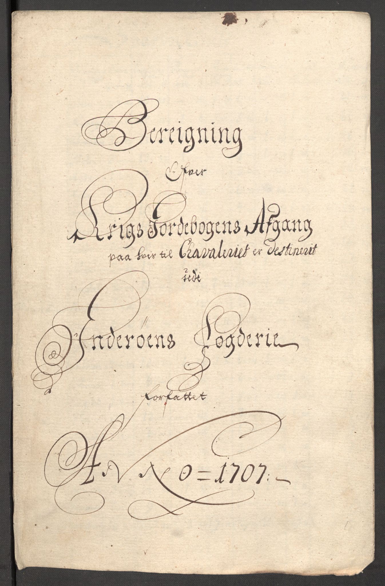 Rentekammeret inntil 1814, Reviderte regnskaper, Fogderegnskap, RA/EA-4092/R63/L4315: Fogderegnskap Inderøy, 1706-1707, s. 459