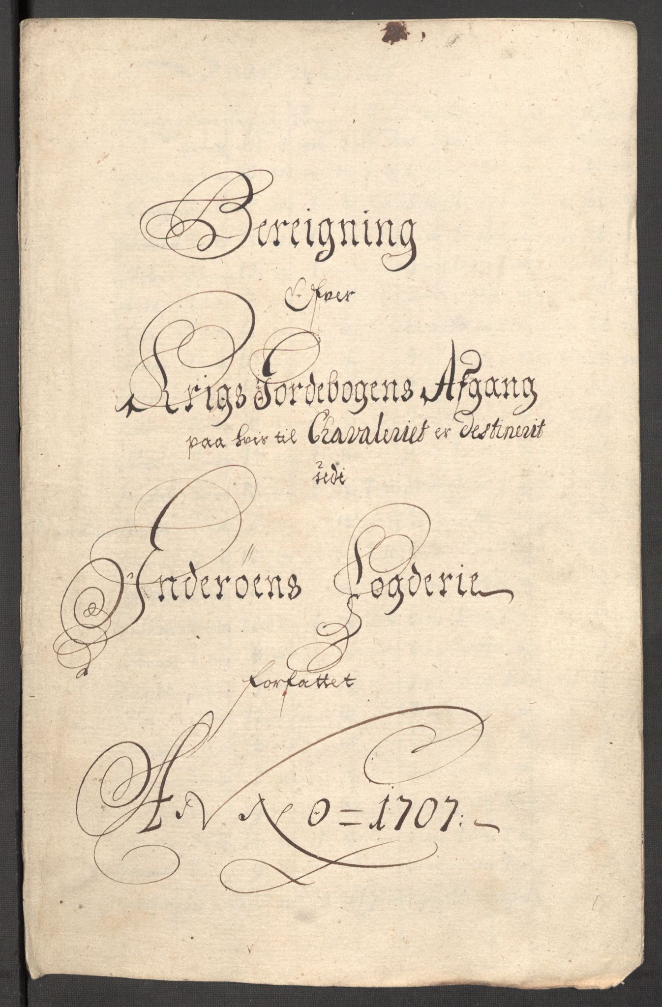 Rentekammeret inntil 1814, Reviderte regnskaper, Fogderegnskap, AV/RA-EA-4092/R63/L4315: Fogderegnskap Inderøy, 1706-1707, s. 459