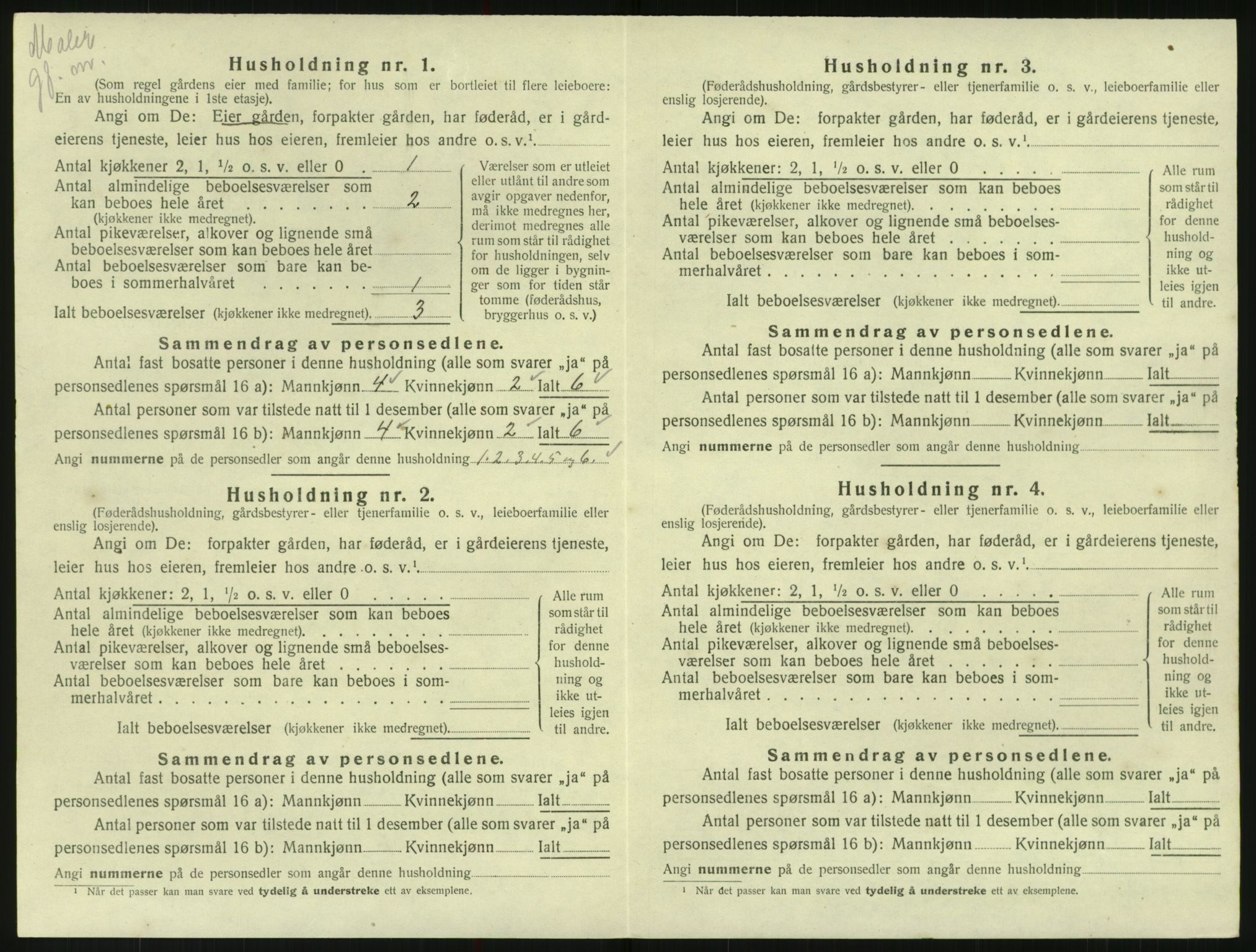 SAK, Folketelling 1920 for 1011 Randesund herred, 1920, s. 51