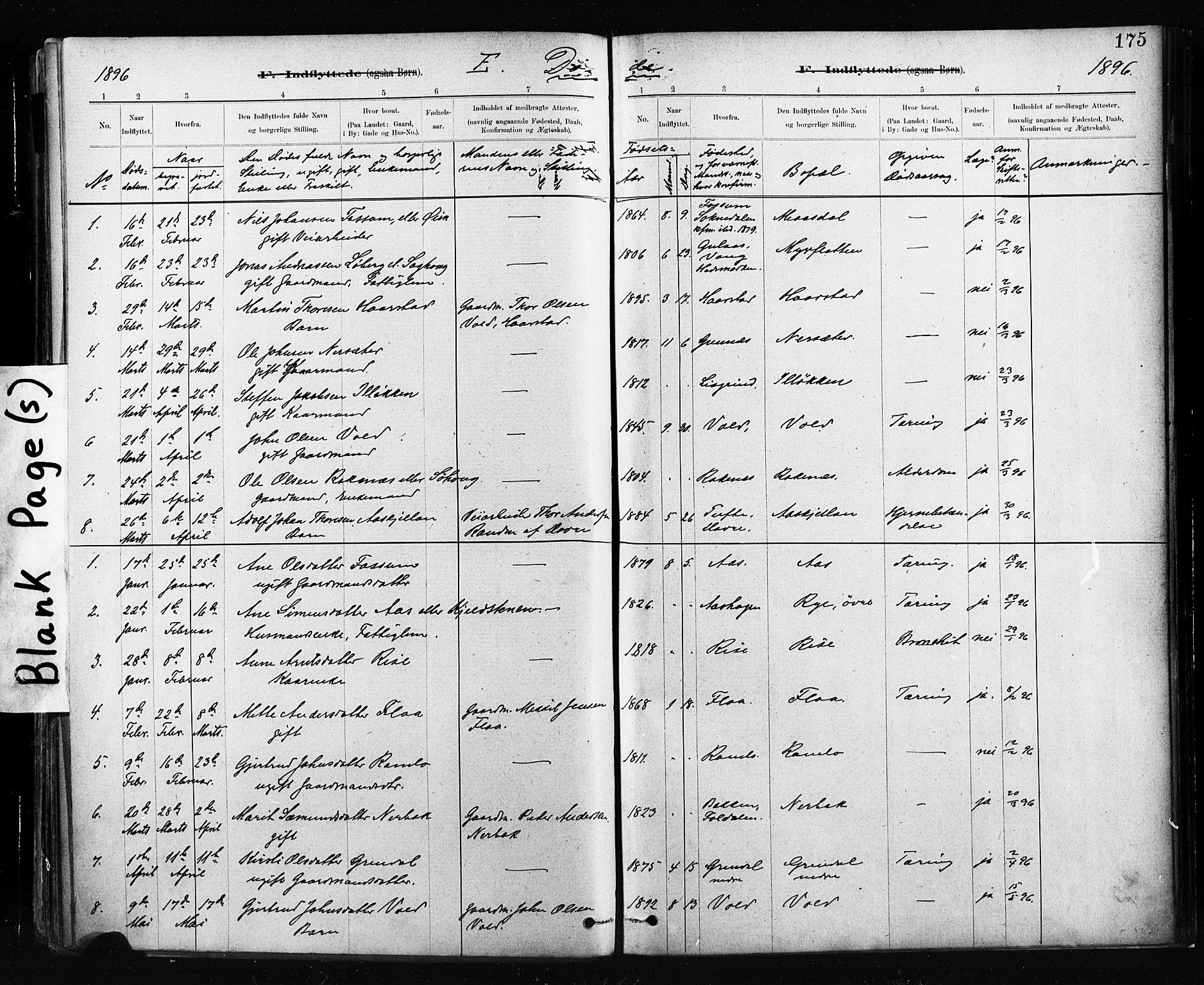 Ministerialprotokoller, klokkerbøker og fødselsregistre - Sør-Trøndelag, SAT/A-1456/674/L0871: Ministerialbok nr. 674A03, 1880-1896, s. 175