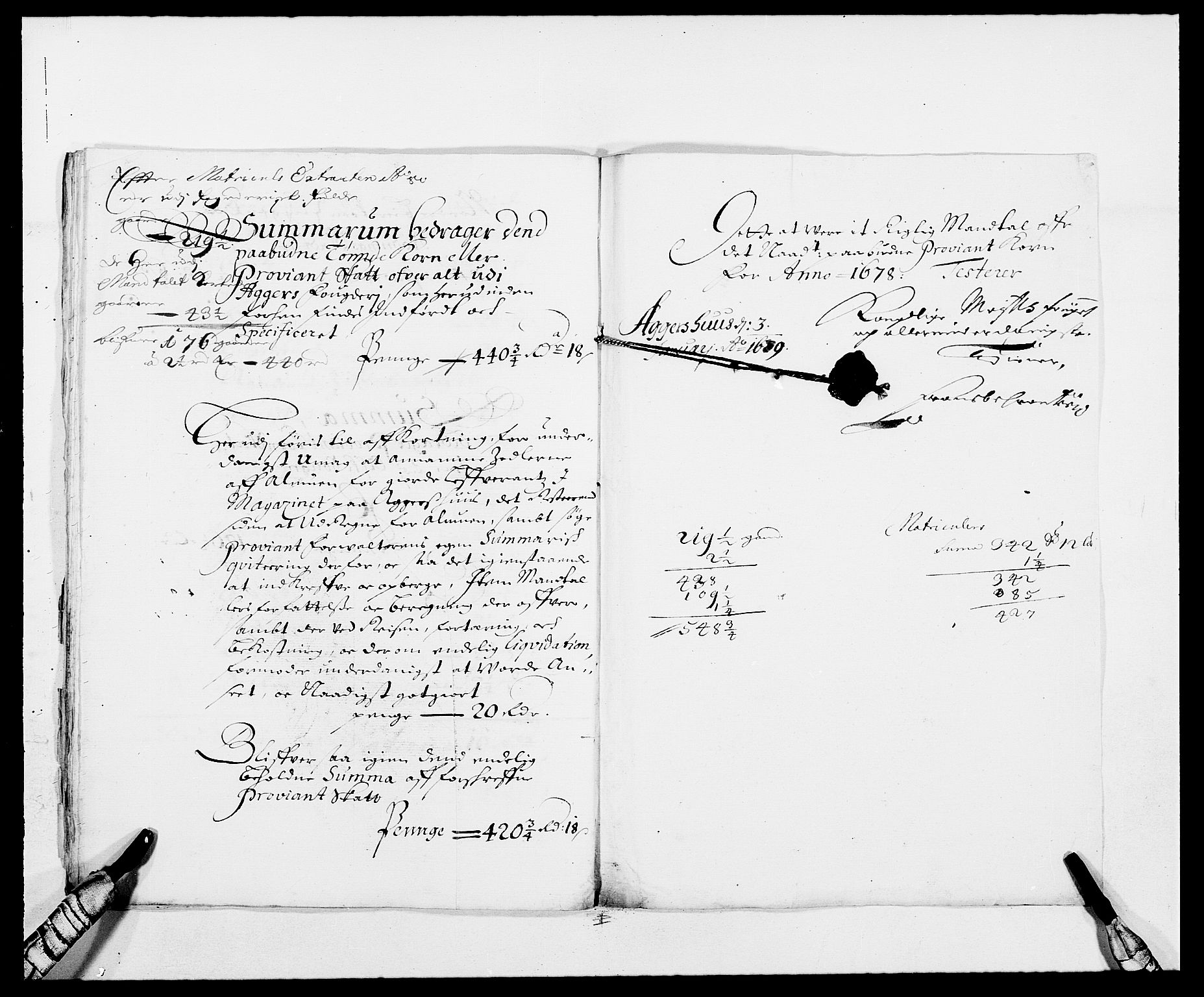 Rentekammeret inntil 1814, Reviderte regnskaper, Fogderegnskap, RA/EA-4092/R08/L0416: Fogderegnskap Aker, 1678-1681, s. 283