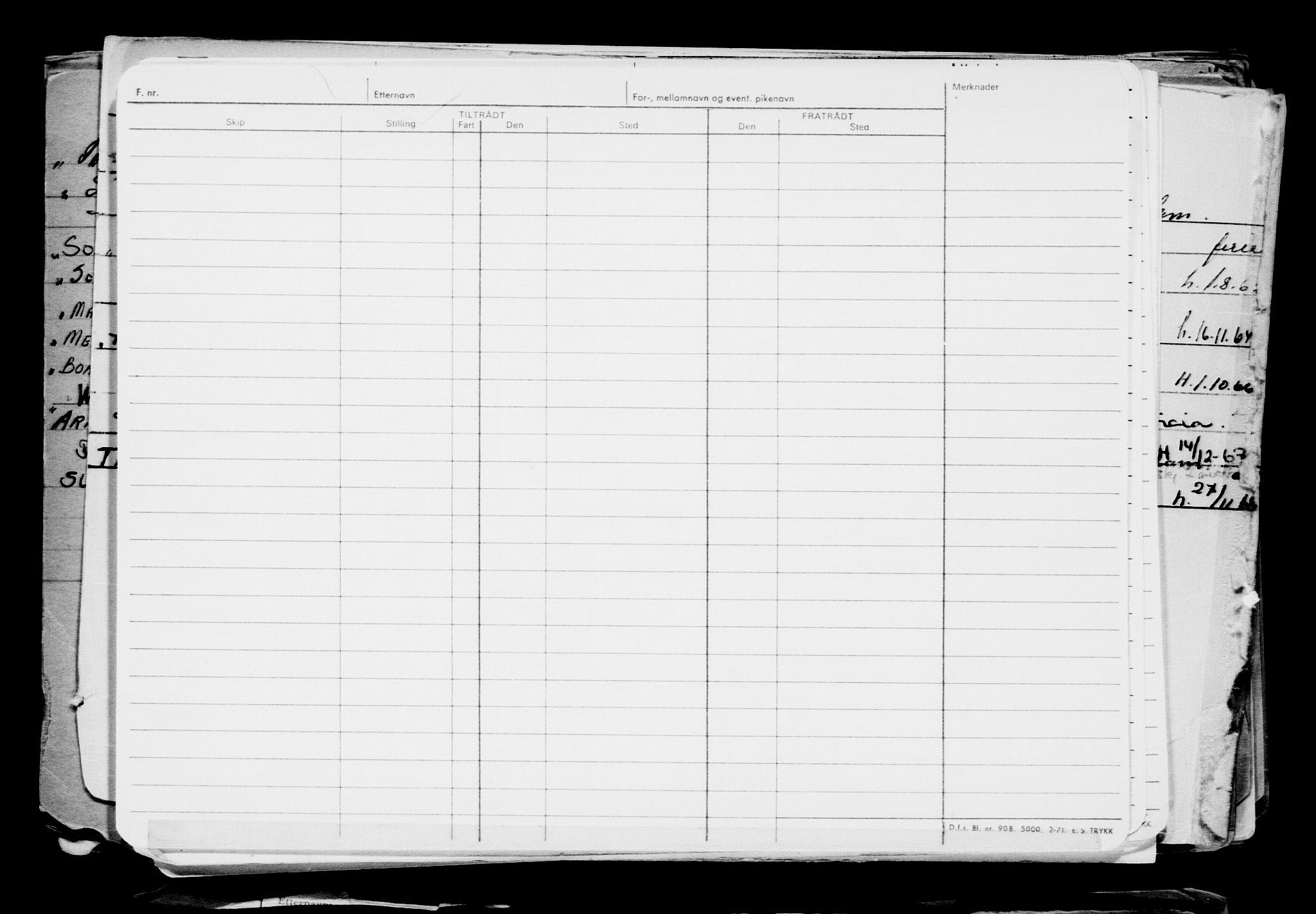 Direktoratet for sjømenn, AV/RA-S-3545/G/Gb/L0188: Hovedkort, 1920, s. 11