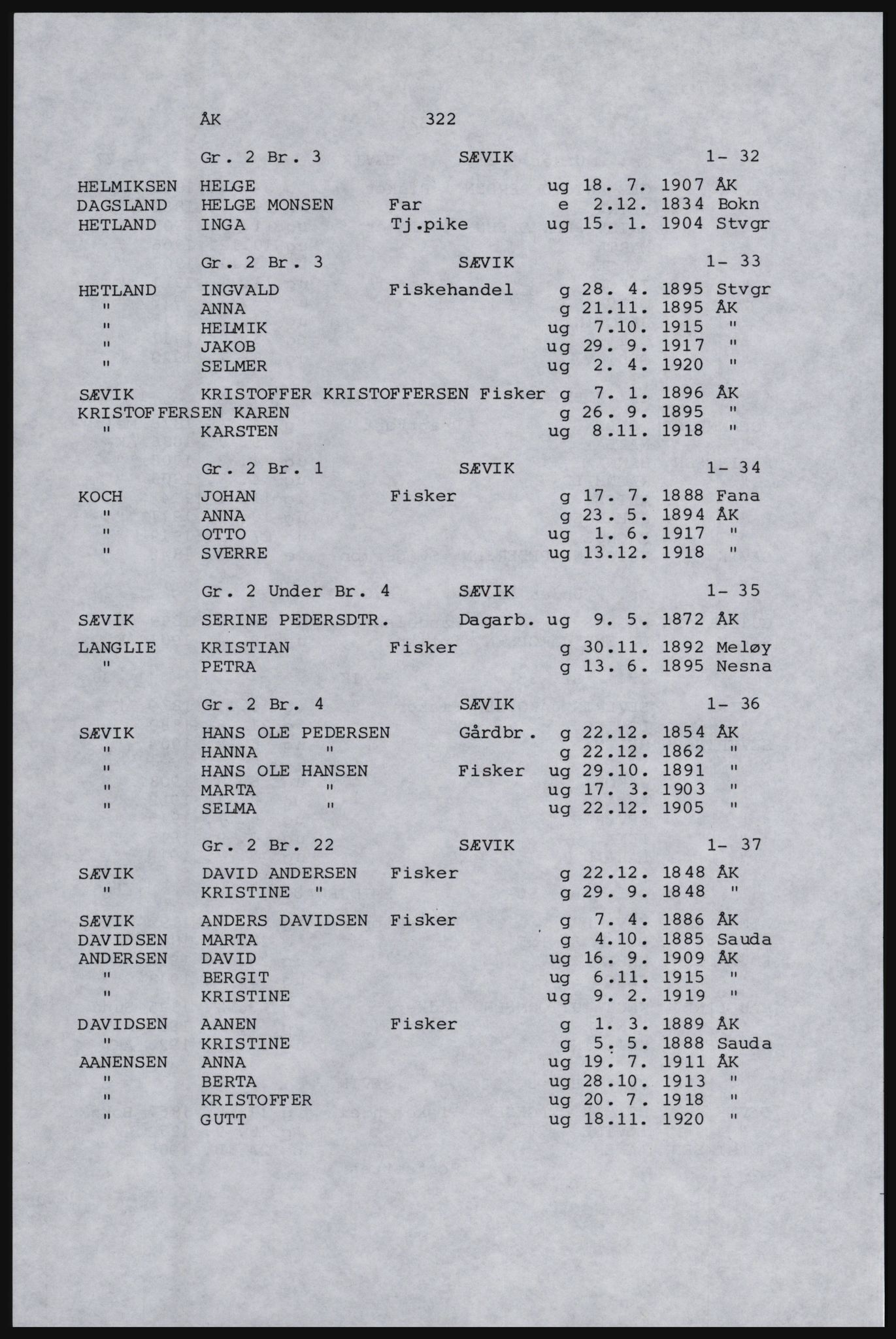 SAST, Avskrift av folketellingen 1920 for Karmøy, 1920, s. 344