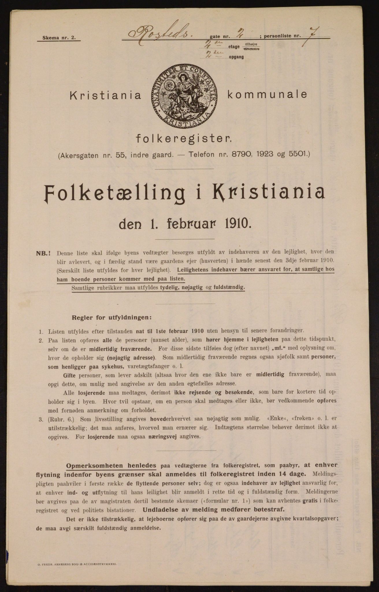 OBA, Kommunal folketelling 1.2.1910 for Kristiania, 1910, s. 80452