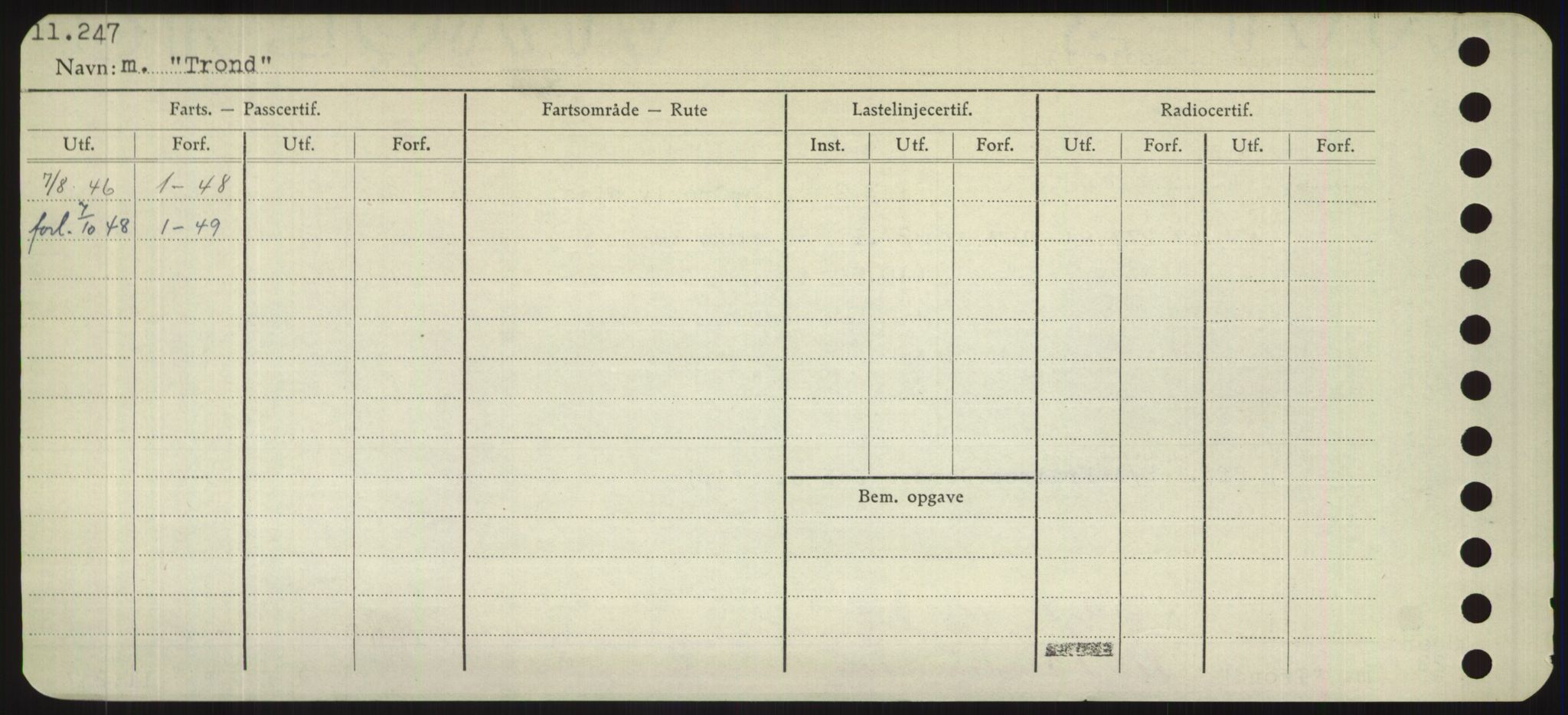 Sjøfartsdirektoratet med forløpere, Skipsmålingen, RA/S-1627/H/Hd/L0039: Fartøy, Ti-Tø, s. 664