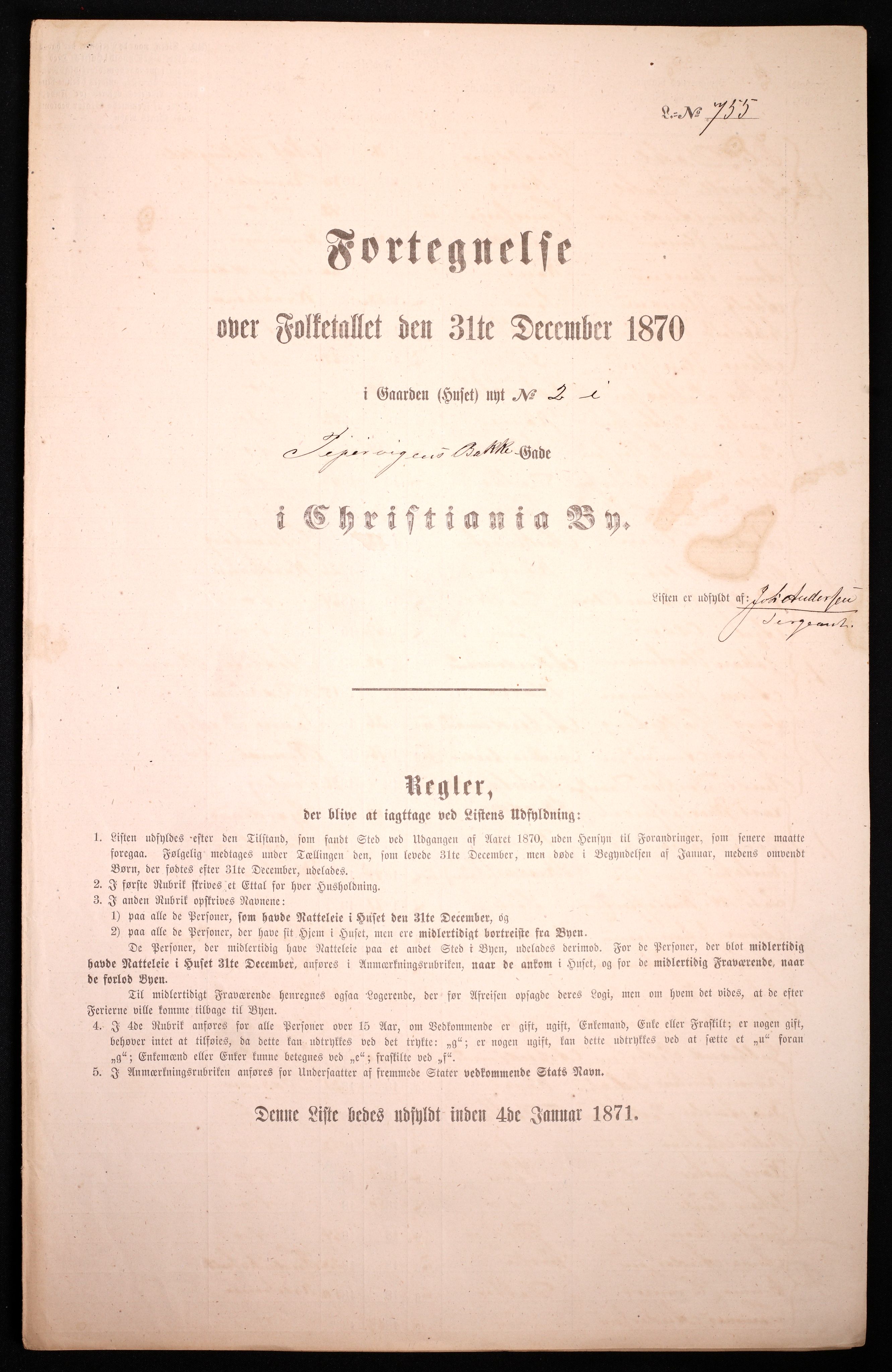 RA, Folketelling 1870 for 0301 Kristiania kjøpstad, 1870, s. 298