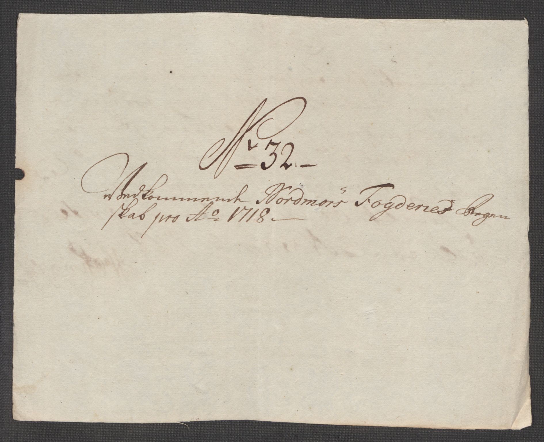 Rentekammeret inntil 1814, Reviderte regnskaper, Fogderegnskap, AV/RA-EA-4092/R56/L3751: Fogderegnskap Nordmøre, 1718, s. 206