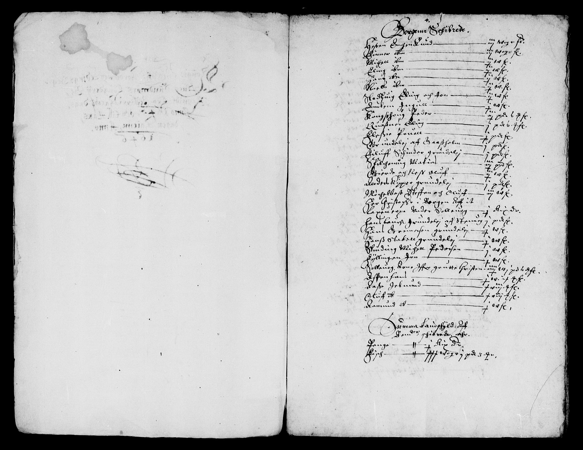 Rentekammeret inntil 1814, Reviderte regnskaper, Lensregnskaper, AV/RA-EA-5023/R/Rb/Rbt/L0101: Bergenhus len, 1645-1646