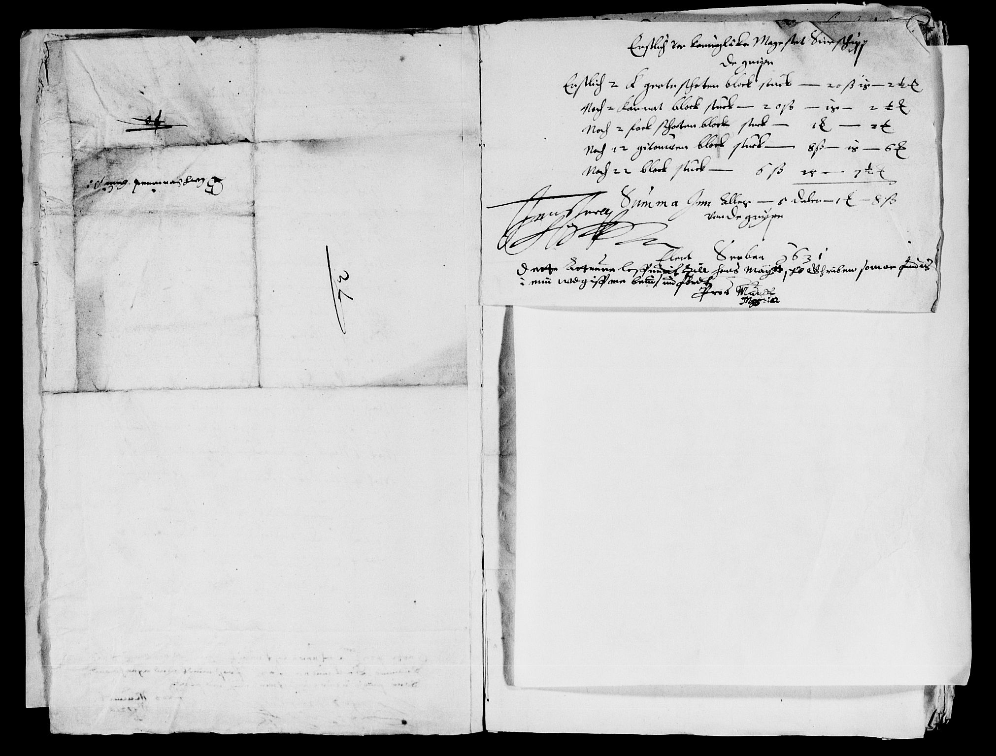Rentekammeret inntil 1814, Reviderte regnskaper, Lensregnskaper, AV/RA-EA-5023/R/Rb/Rbt/L0058: Bergenhus len, 1631-1632