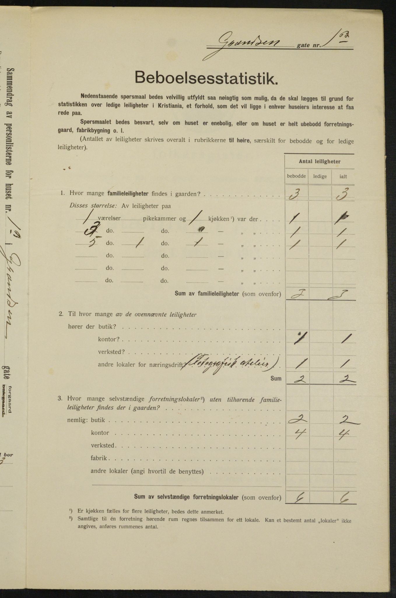 OBA, Kommunal folketelling 1.2.1913 for Kristiania, 1913, s. 29786