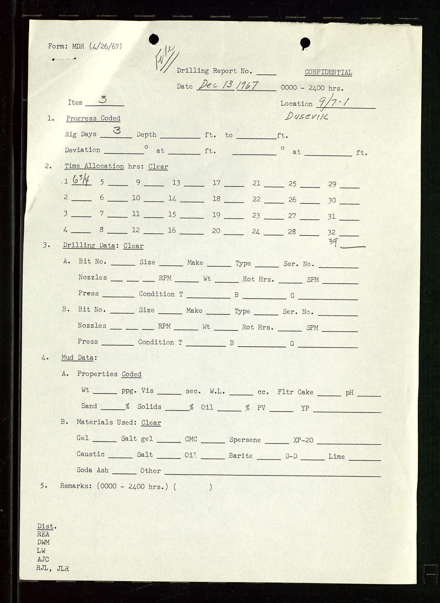 Pa 1512 - Esso Exploration and Production Norway Inc., AV/SAST-A-101917/E/Ea/L0014: Well 16/1-1, 1967-1968, s. 143