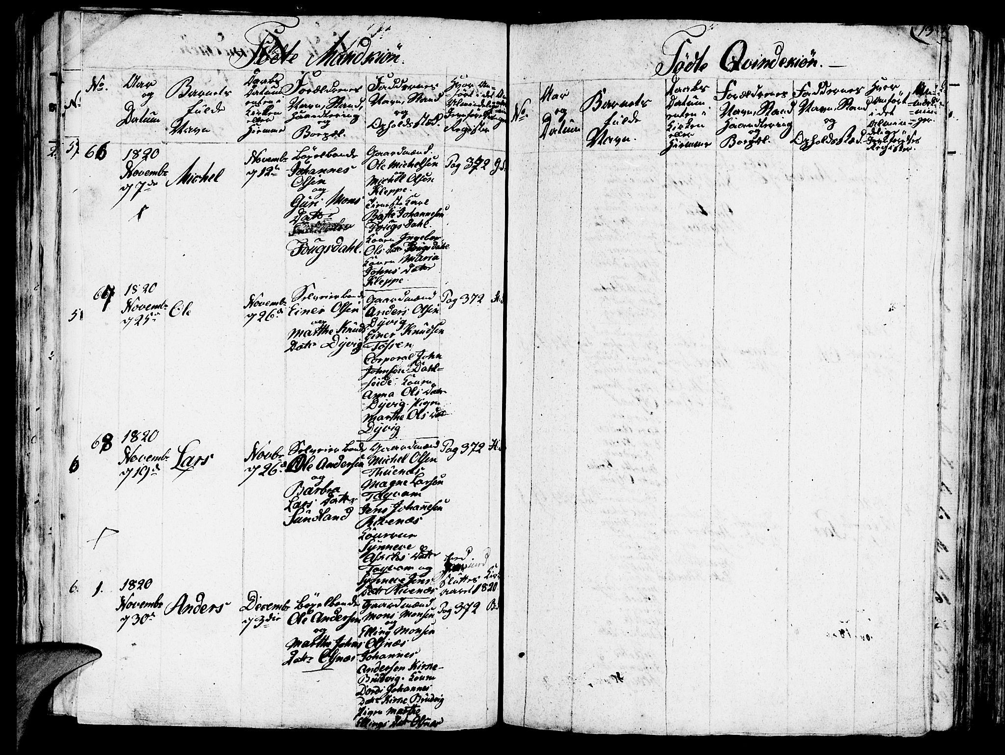 Haus sokneprestembete, AV/SAB-A-75601/H/Haa: Ministerialbok nr. A 12, 1816-1821, s. 13