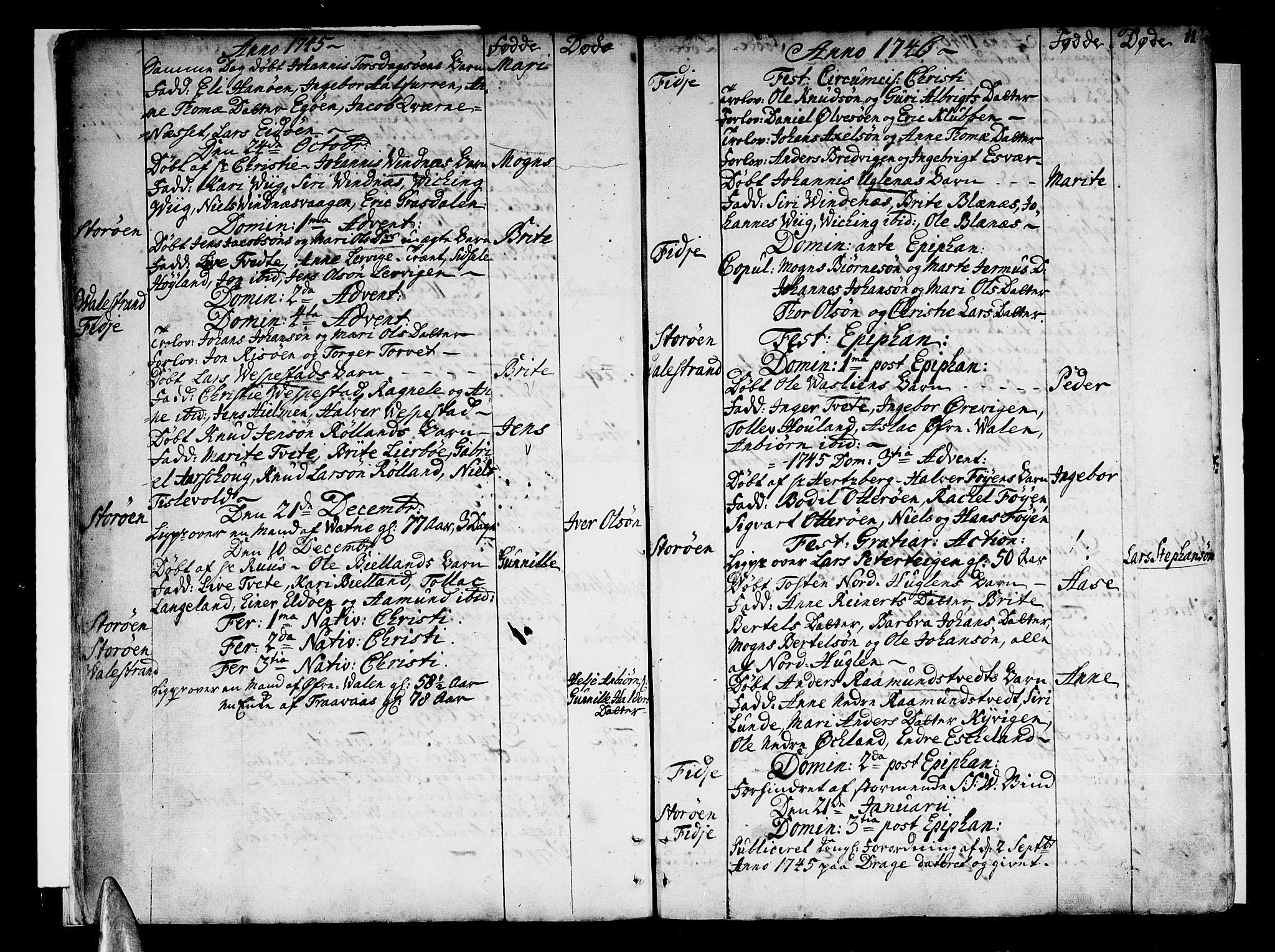 Stord sokneprestembete, SAB/A-78201/H/Haa: Ministerialbok nr. A 2, 1744-1777, s. 11
